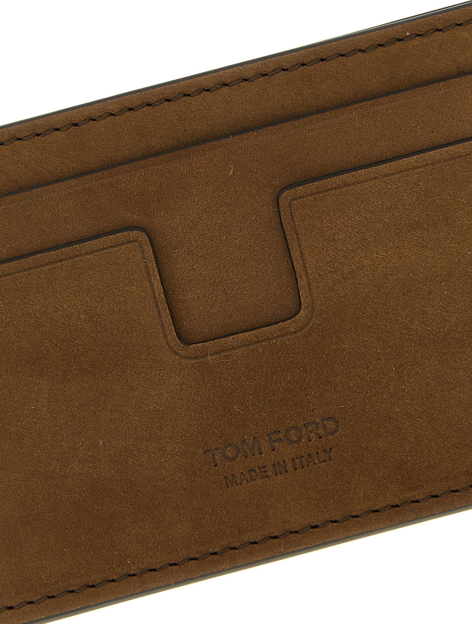 Brown Calfskin Cardholder - 3