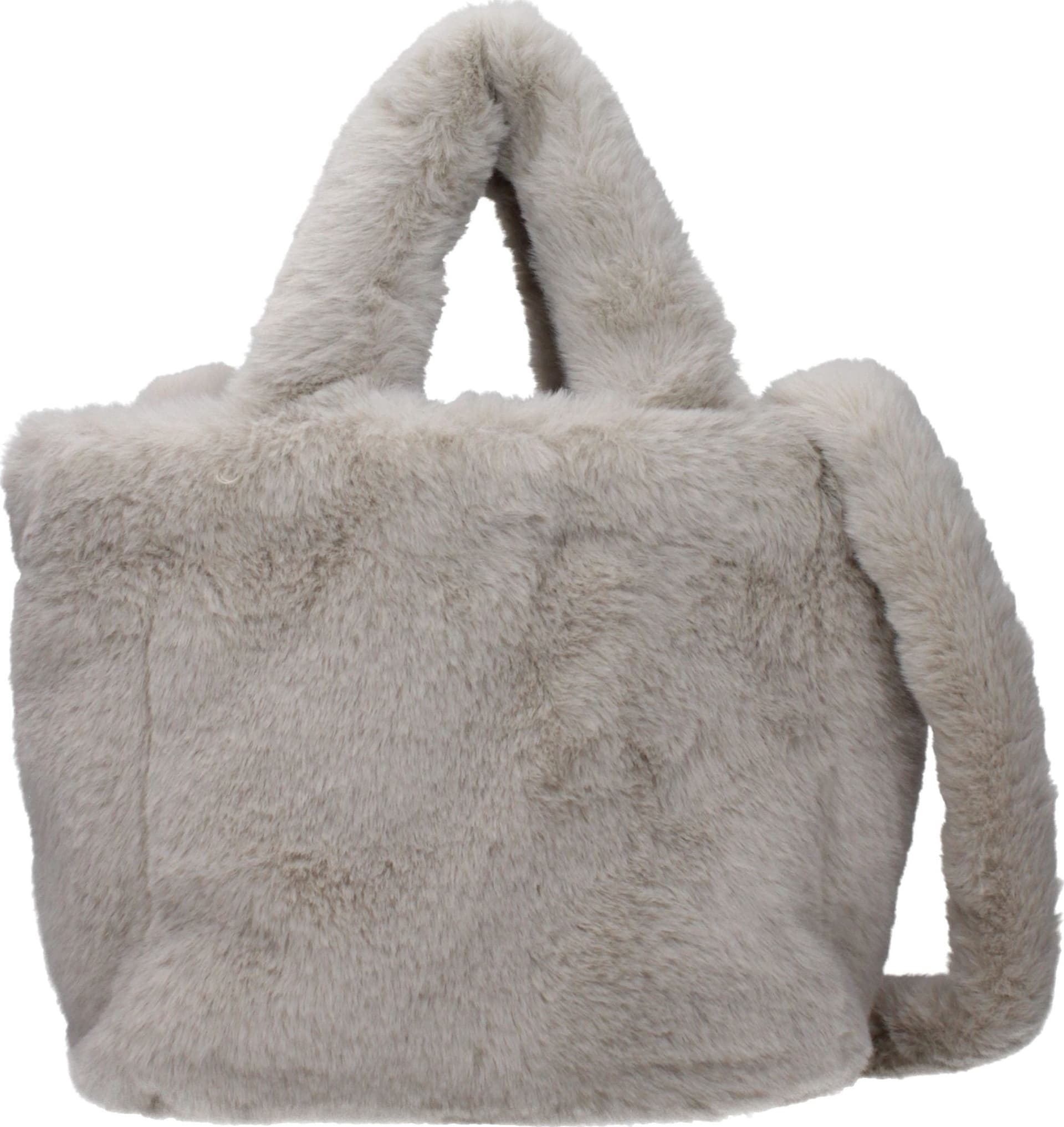 Gray Fur Handbag - 3