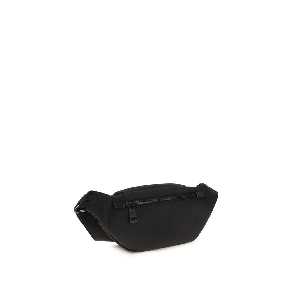 Black Nylon Shoulder Bag - 3