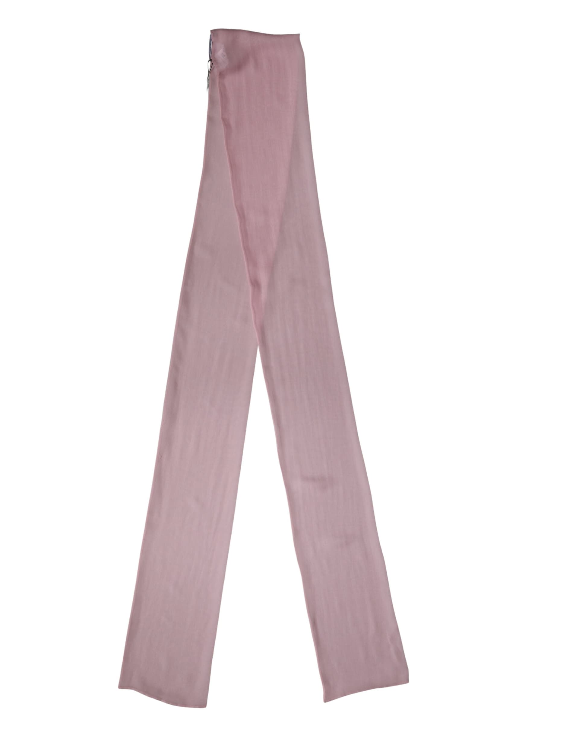 Pink Silk Sash Wrap Shawl Foulard 291cm x 19cm Scarf - 2