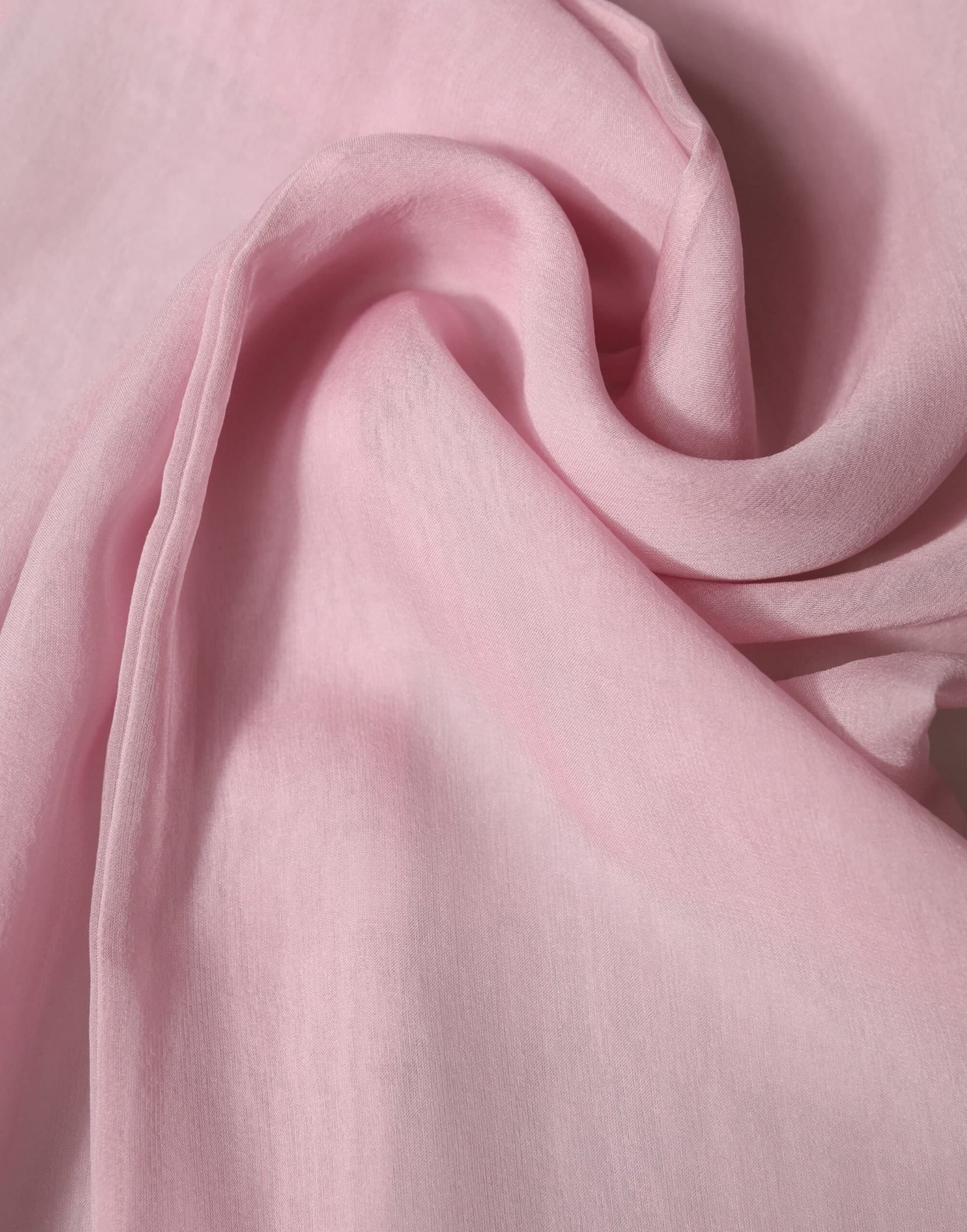 Pink Silk Sash Wrap Shawl Foulard 291cm x 19cm Scarf - 4