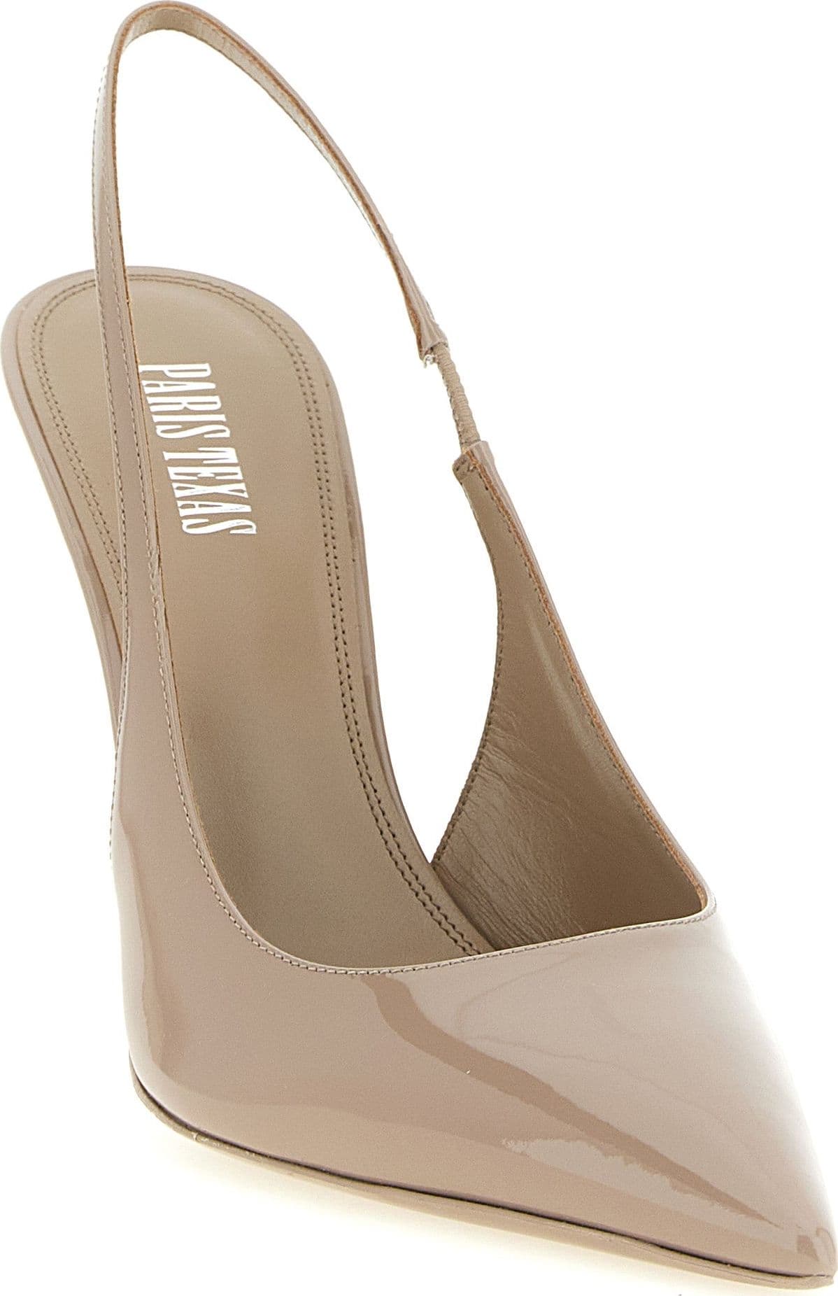 Beige Calfskin High Heel Pumps - 2