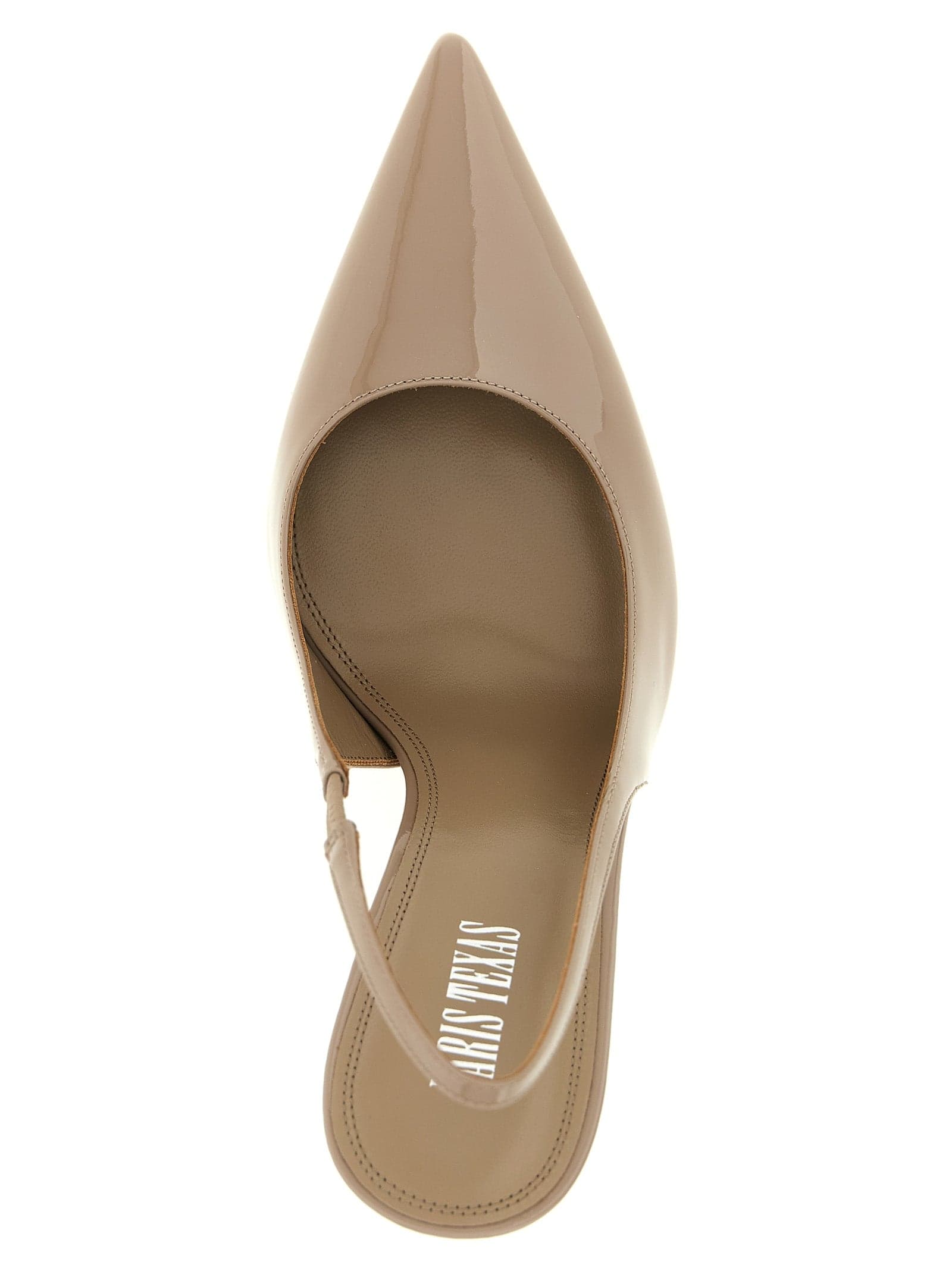 Beige Calfskin High Heel Pumps - 4