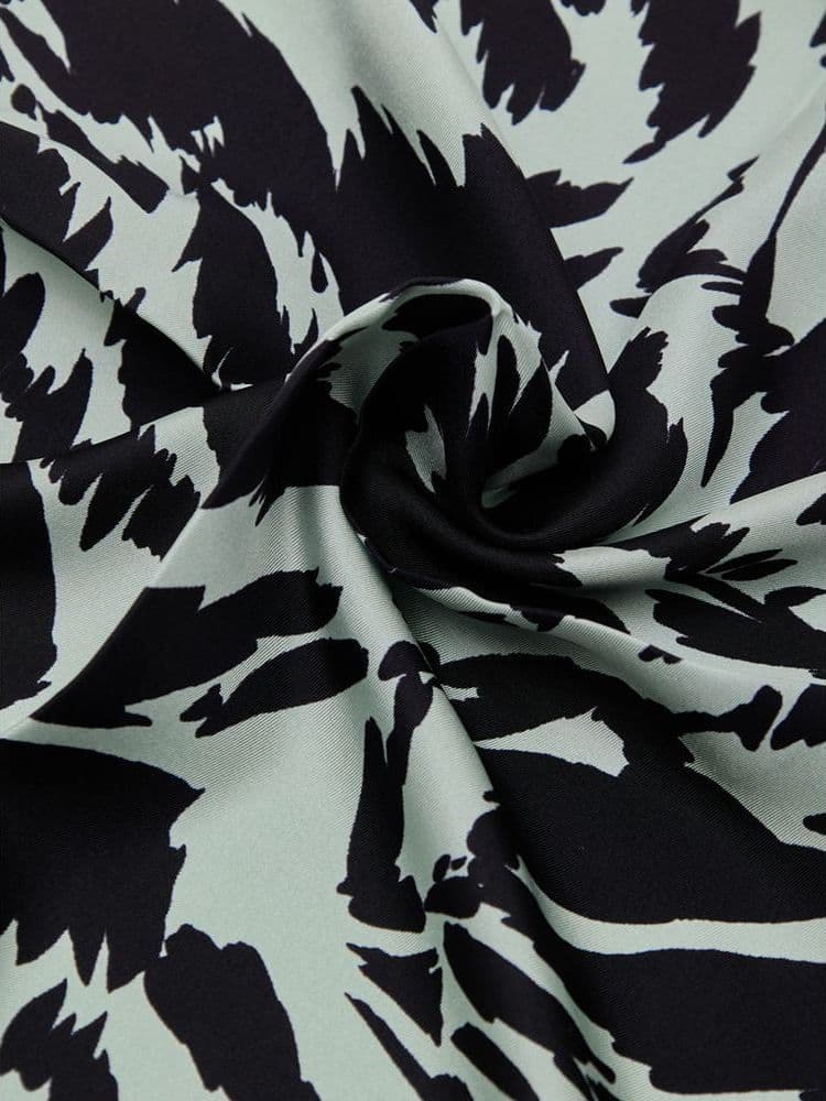 Gray Silk Pocket Square - 4