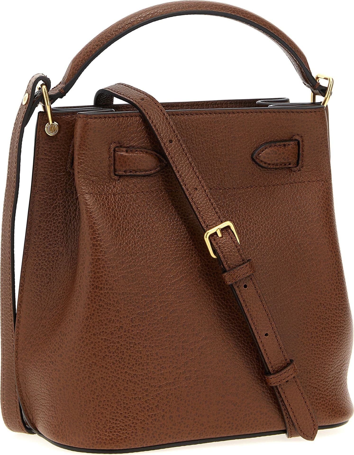 Brown Calfskin Crossbody Bag - 2