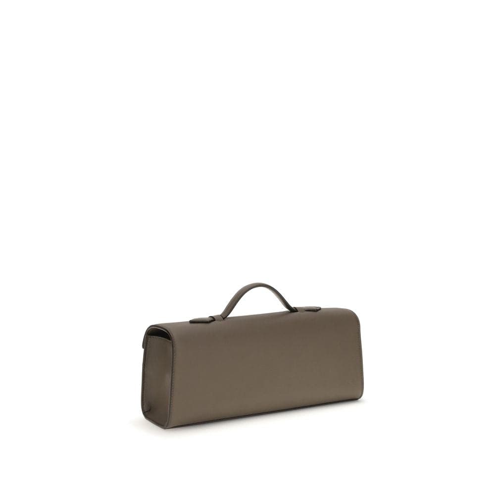 Brown Calf Leather Bos Taurus Clutch Bag - 3