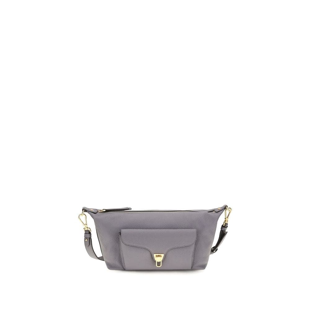 Gray Calf Leather Bos Taurus Shoulder Bag