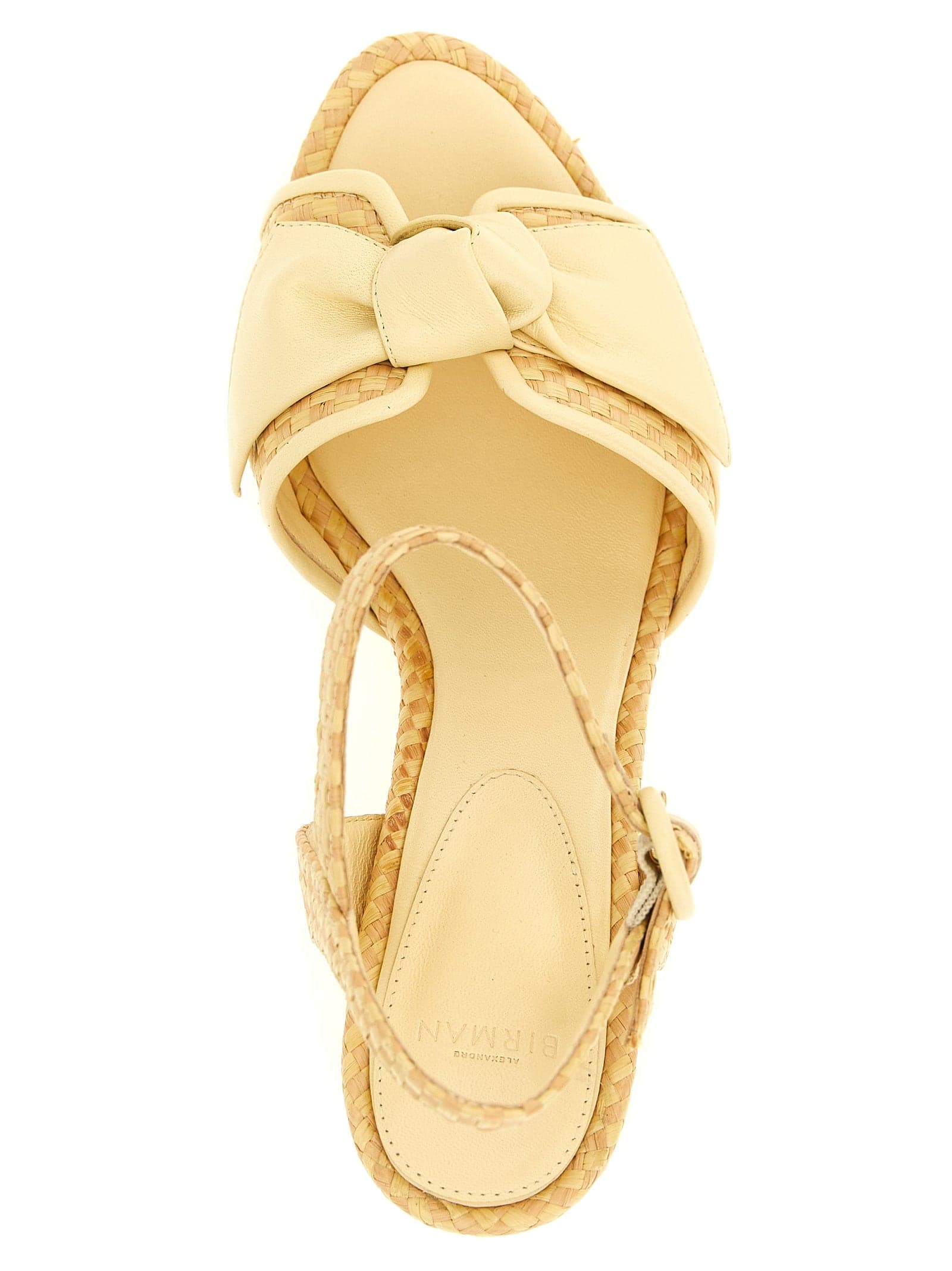 Bicolor Cowhide Platform Sandals - 4