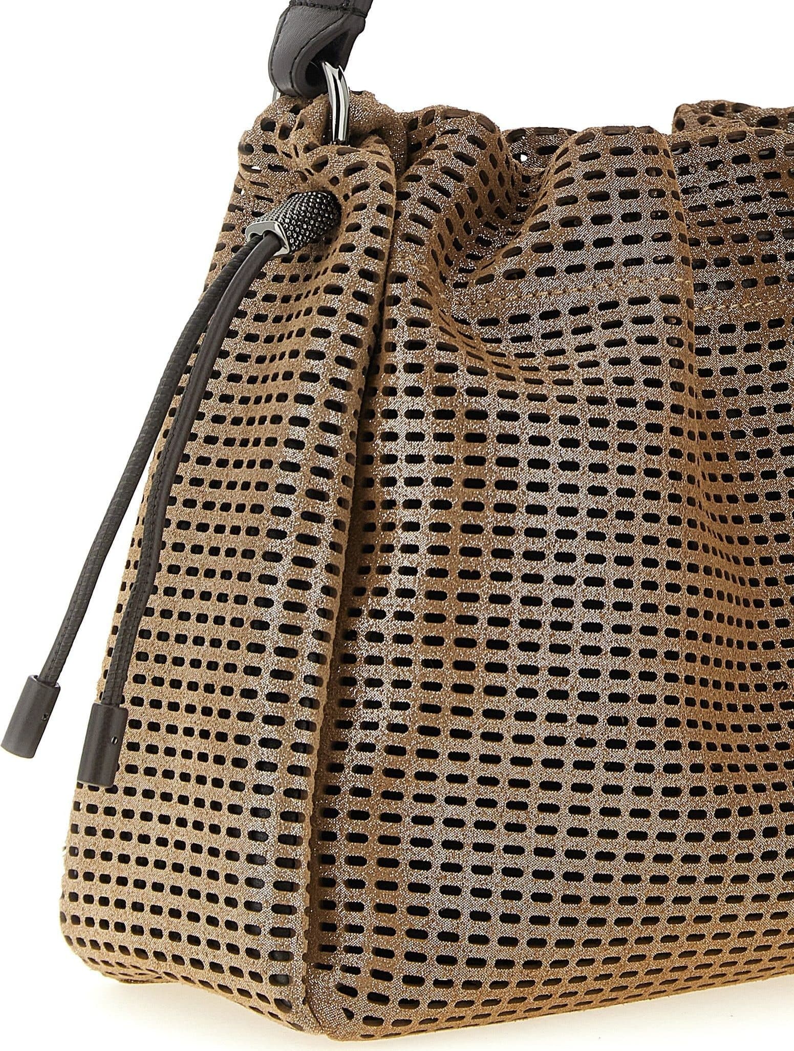 Brown Calfskin Handbag - 3