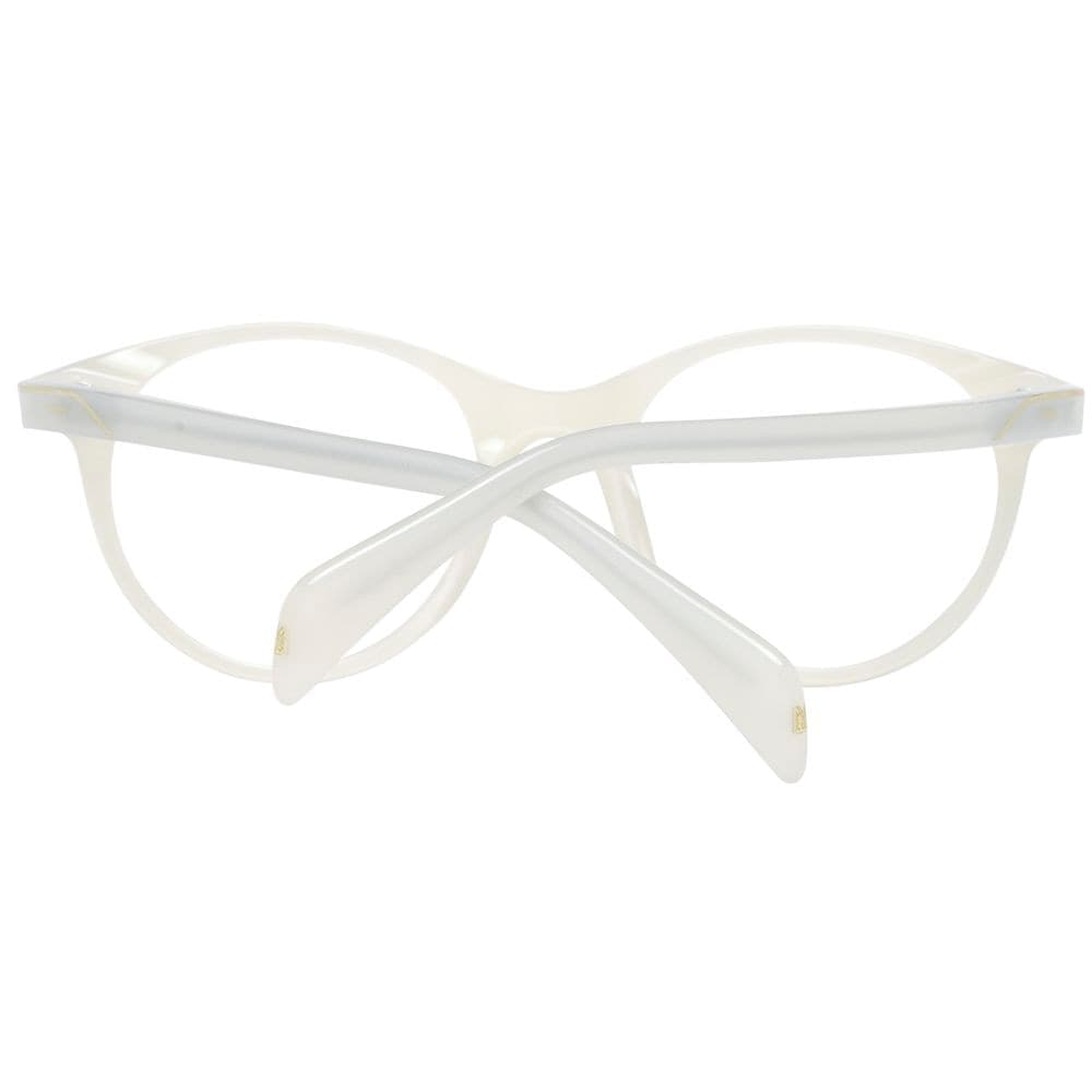 White Acetate Glasses (Frames) - 3