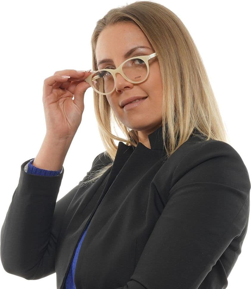 White Acetate Glasses (Frames) - 4