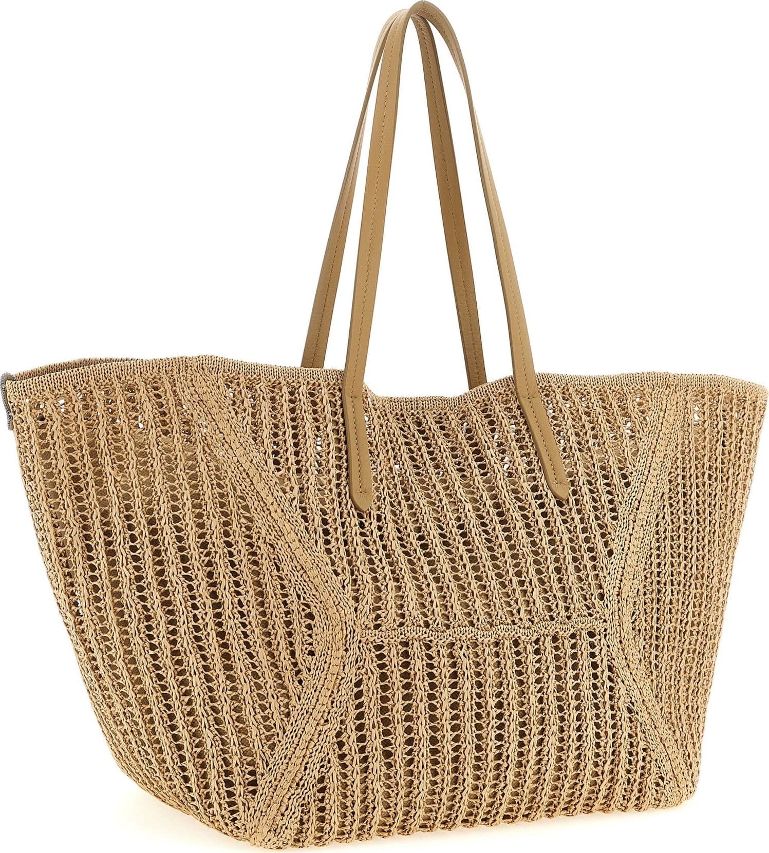 Beige Polyamide Shoulder Bag - 2
