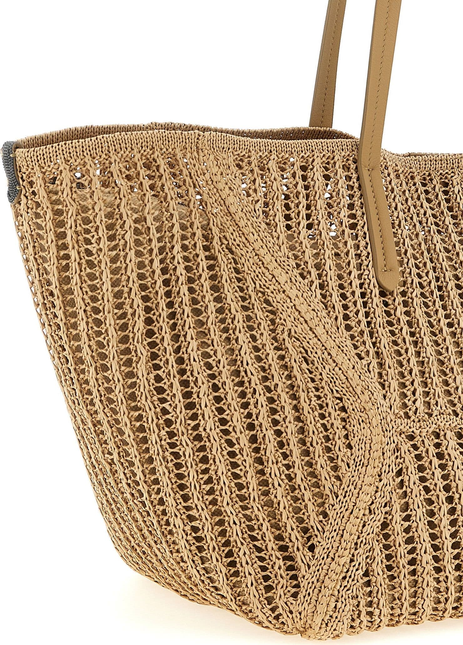 Beige Polyamide Shoulder Bag - 3