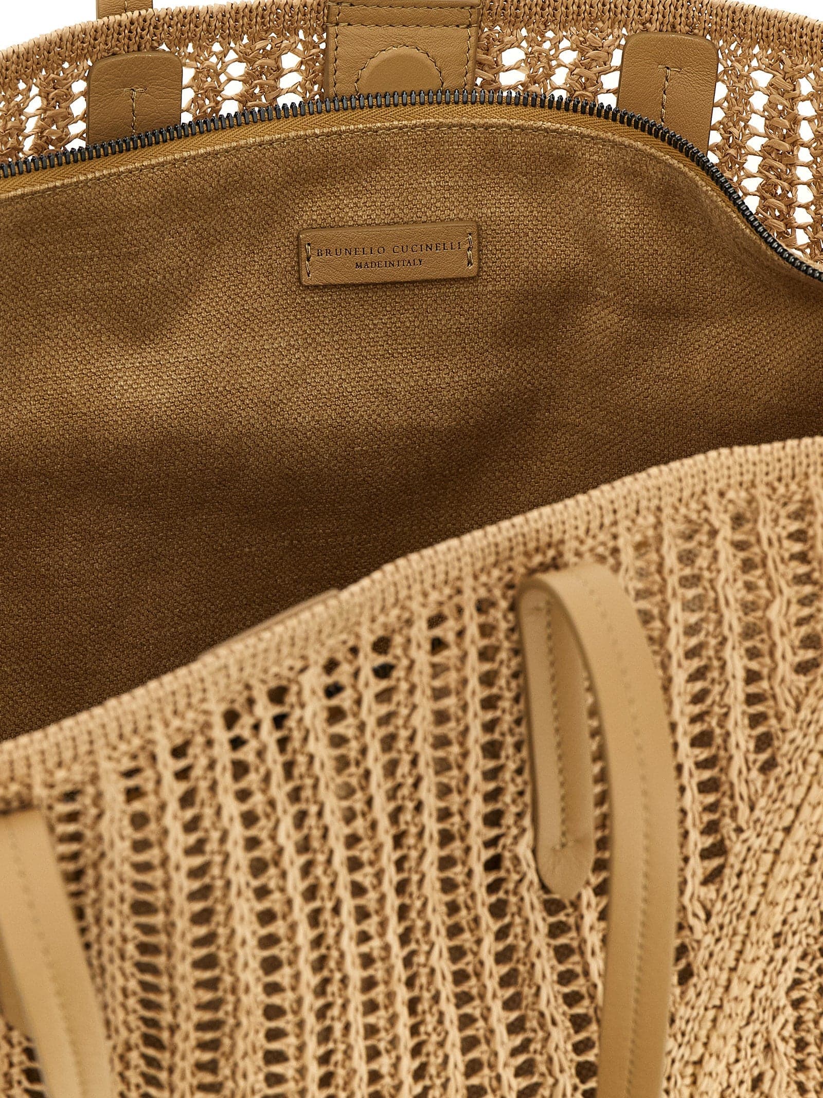 Beige Polyamide Shoulder Bag - 4