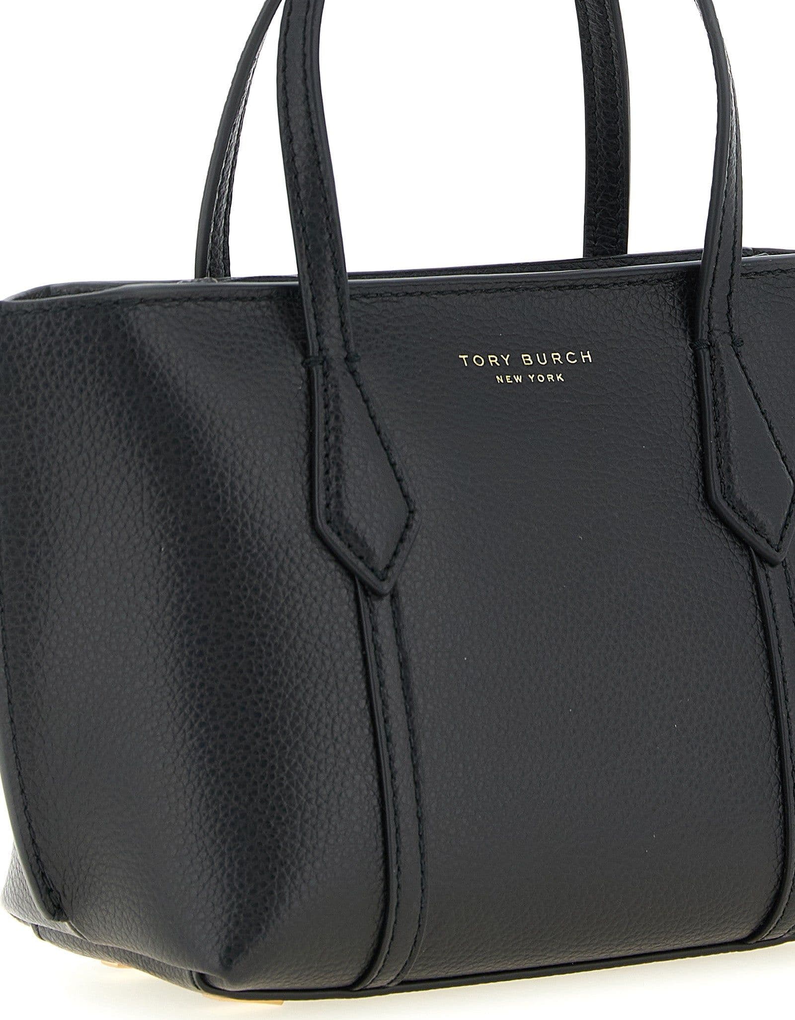 Black Cowhide Handbag - 3