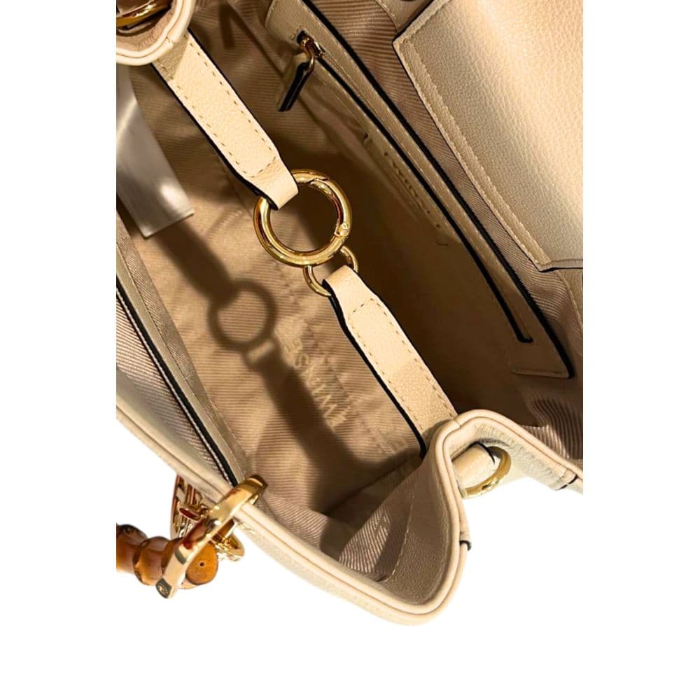 Beige PU Women Handbag - 6