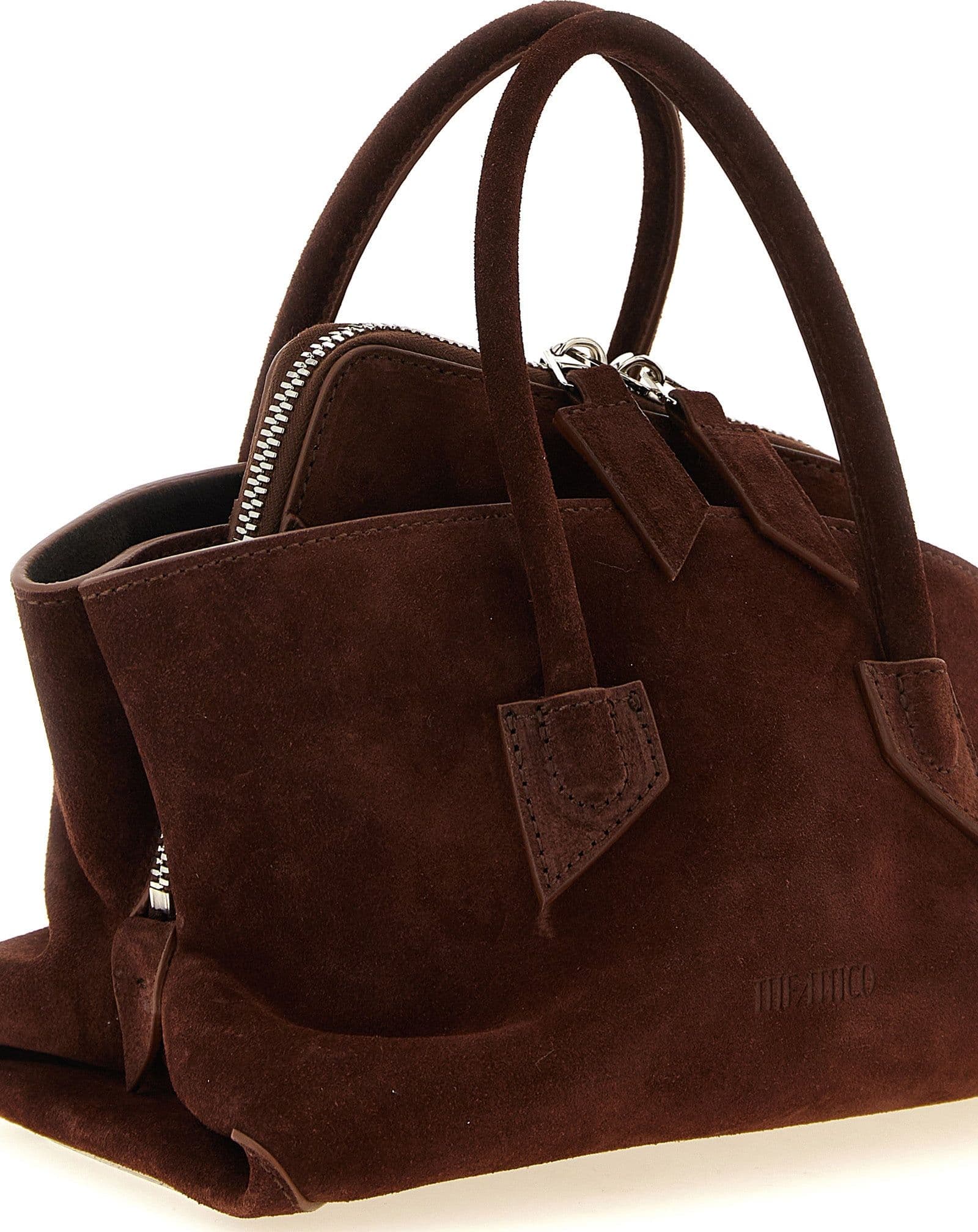 Brown Bovine Leather Handbag - 3