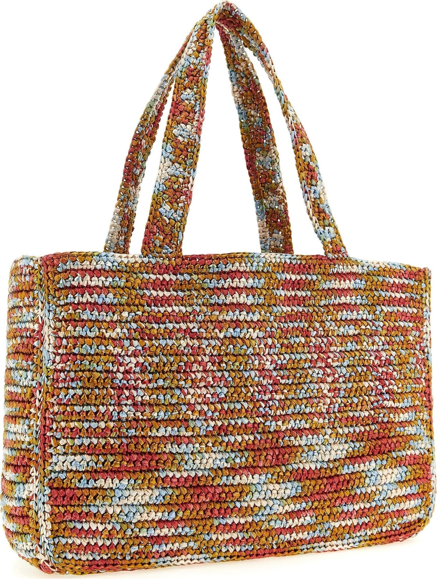 Multicolor Viscose Tote Bag - 2