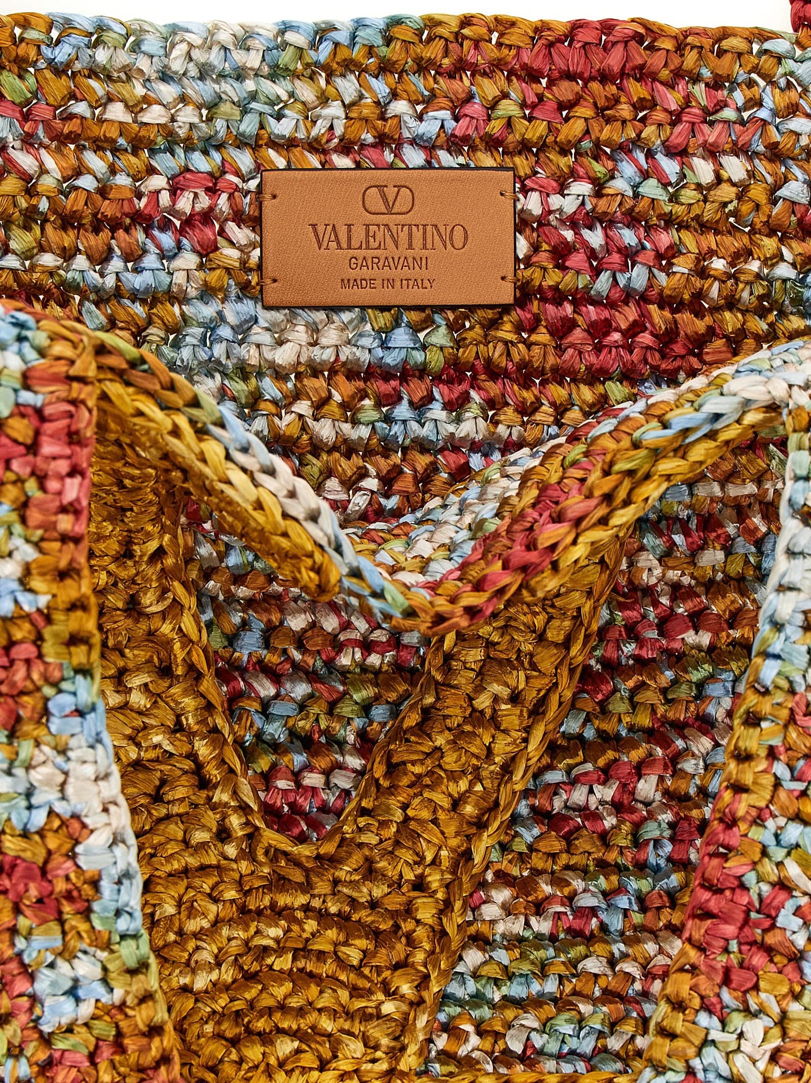 Multicolor Viscose Tote Bag - 4