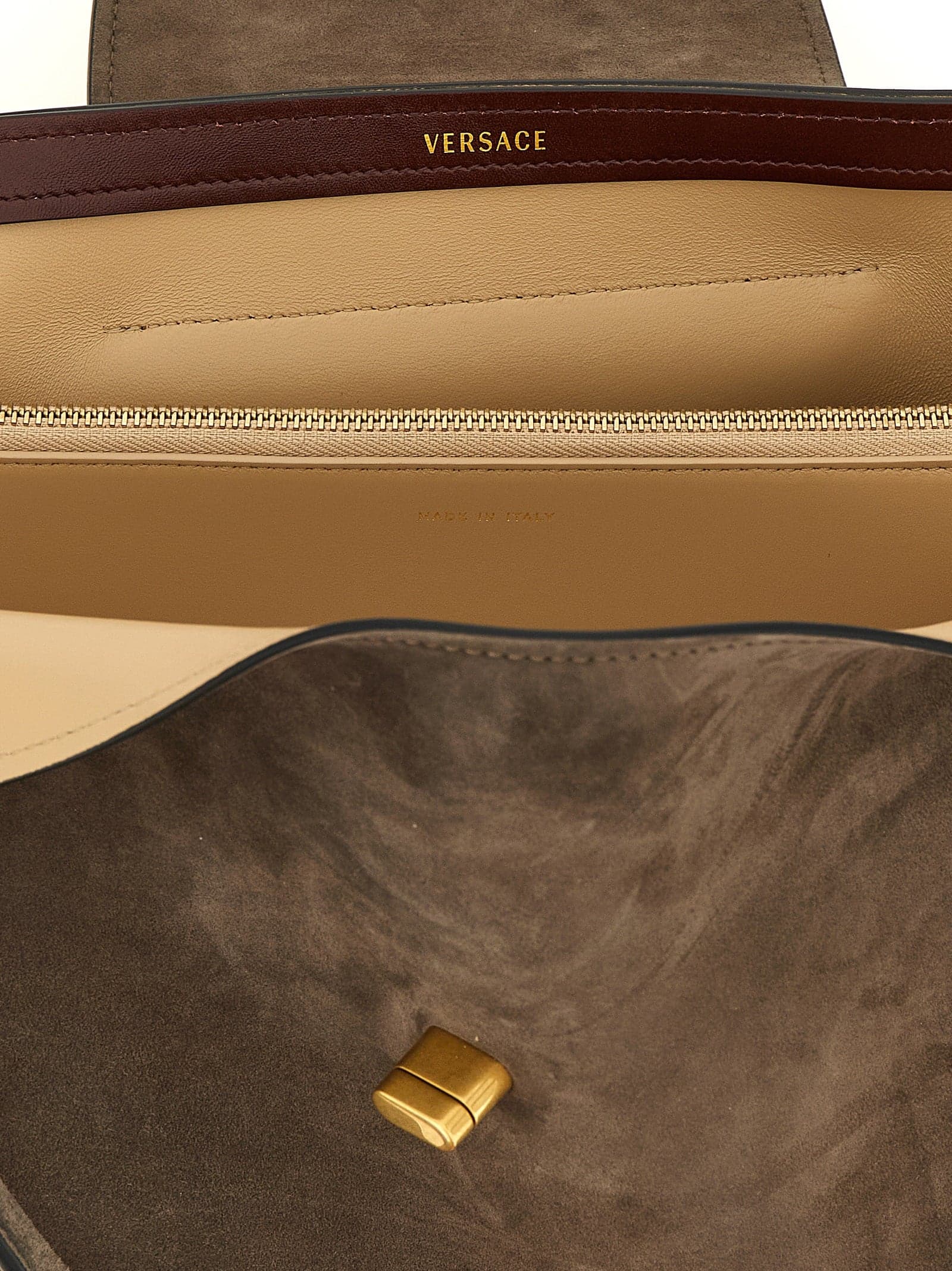 Brown Calfskin Shoulder Bag - 4