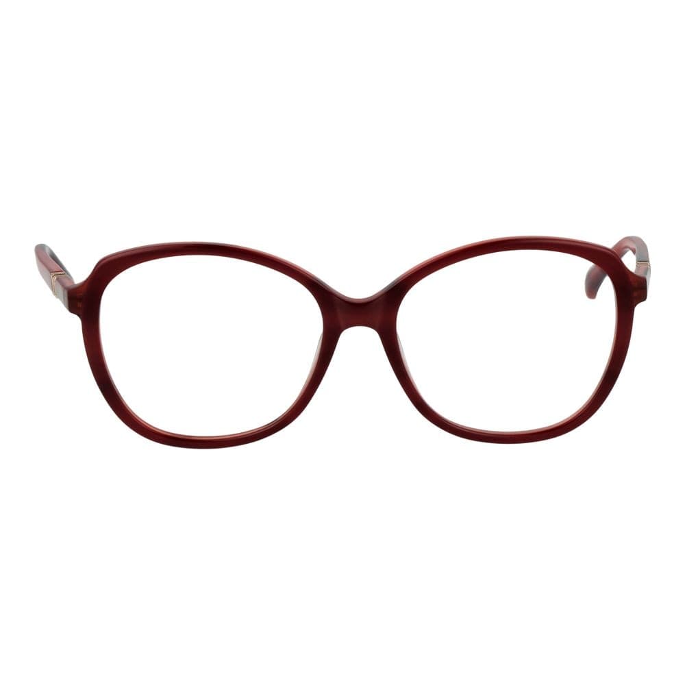 Burgundy Plastic Glasses (Frames) - 2