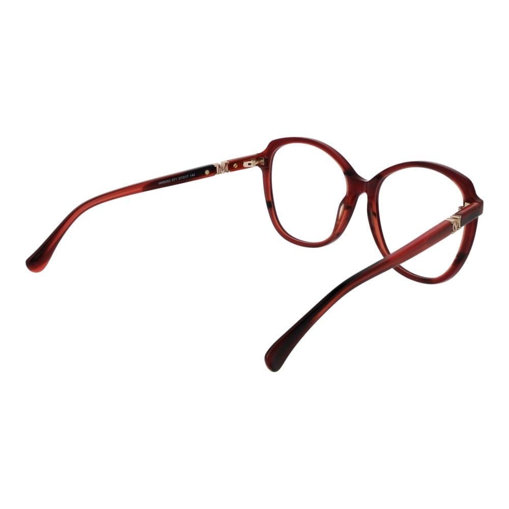 Burgundy Plastic Glasses (Frames) - 3