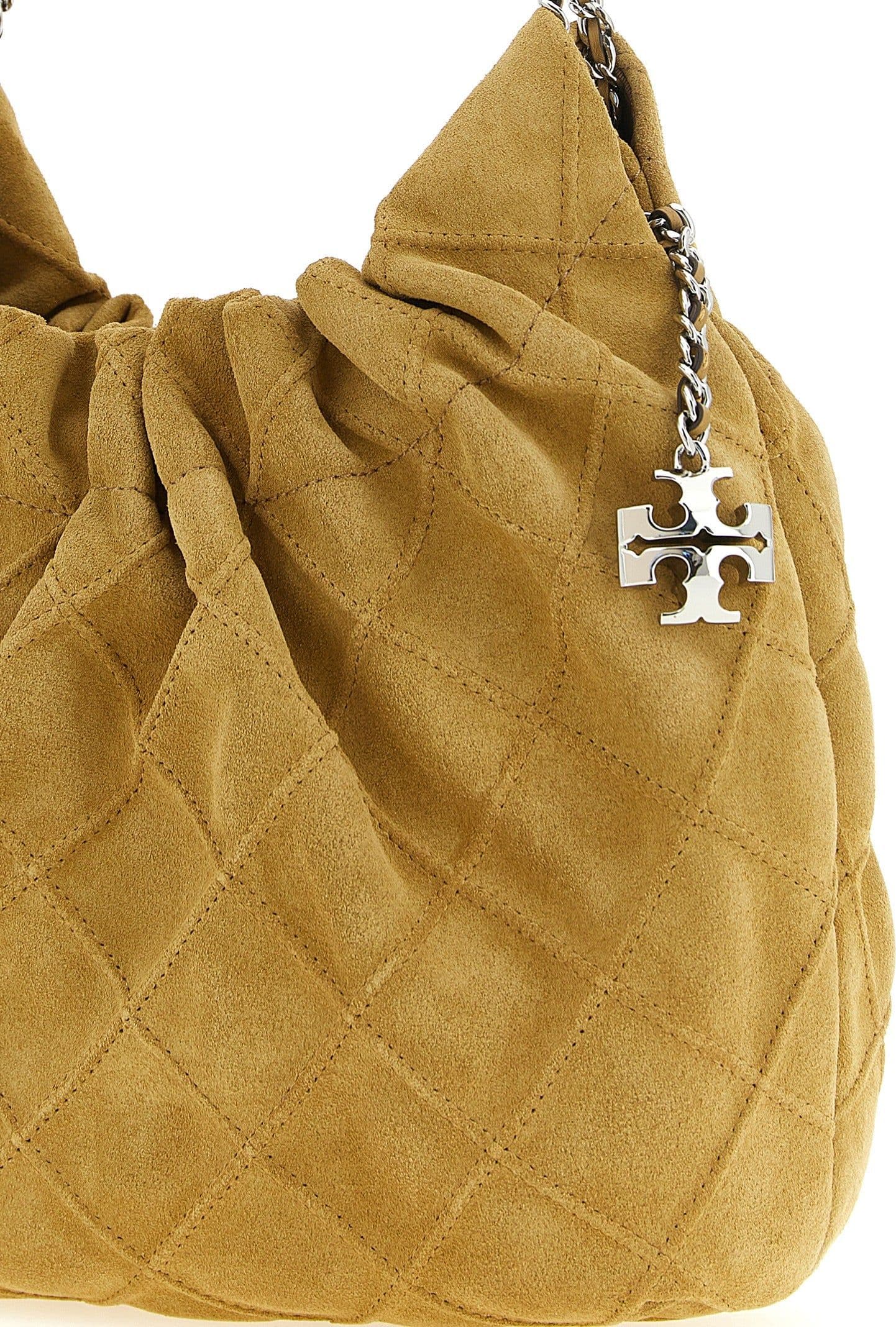 Beige Calfskin Shoulder Bag - 3