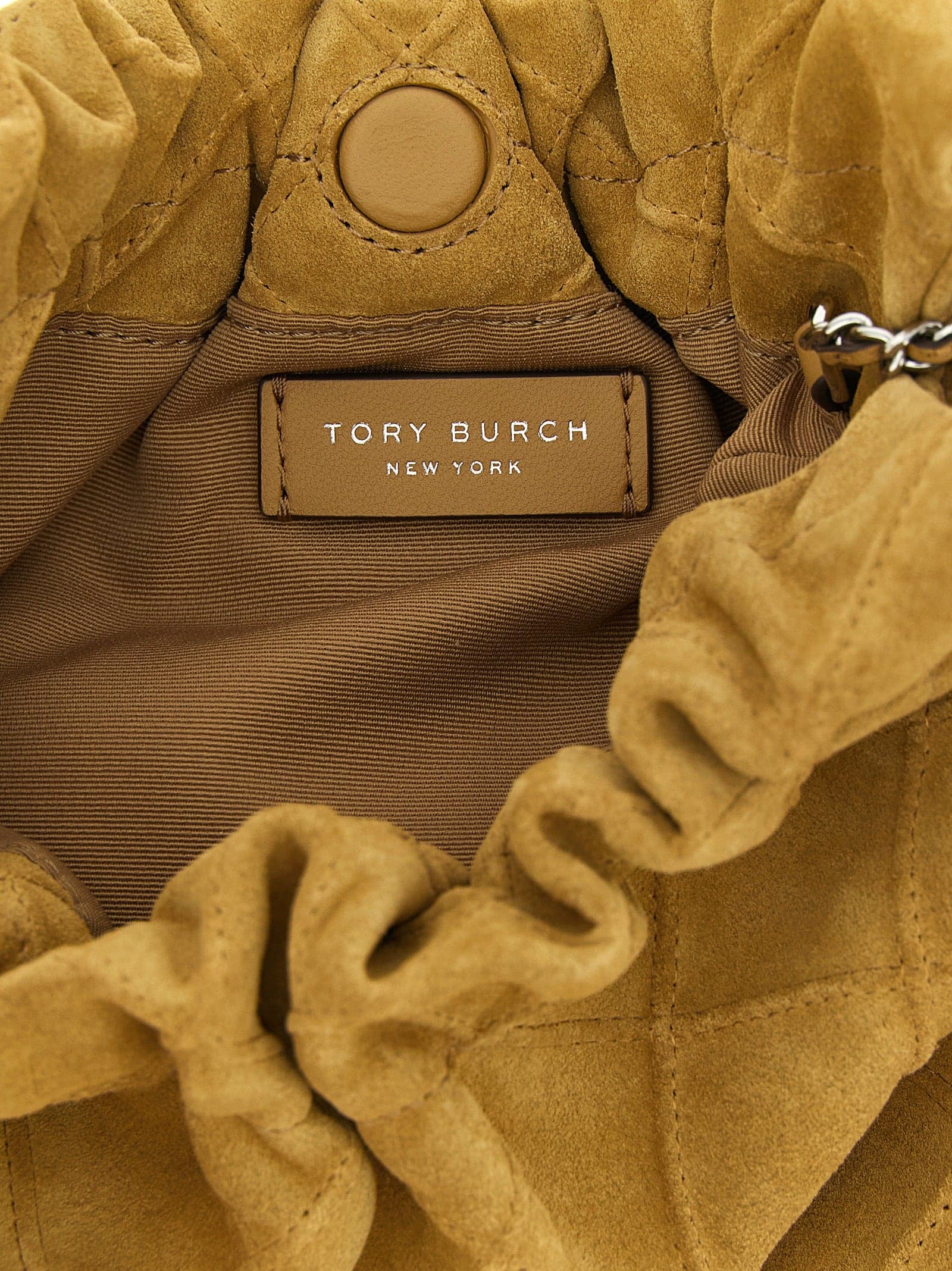 Beige Calfskin Shoulder Bag - 4