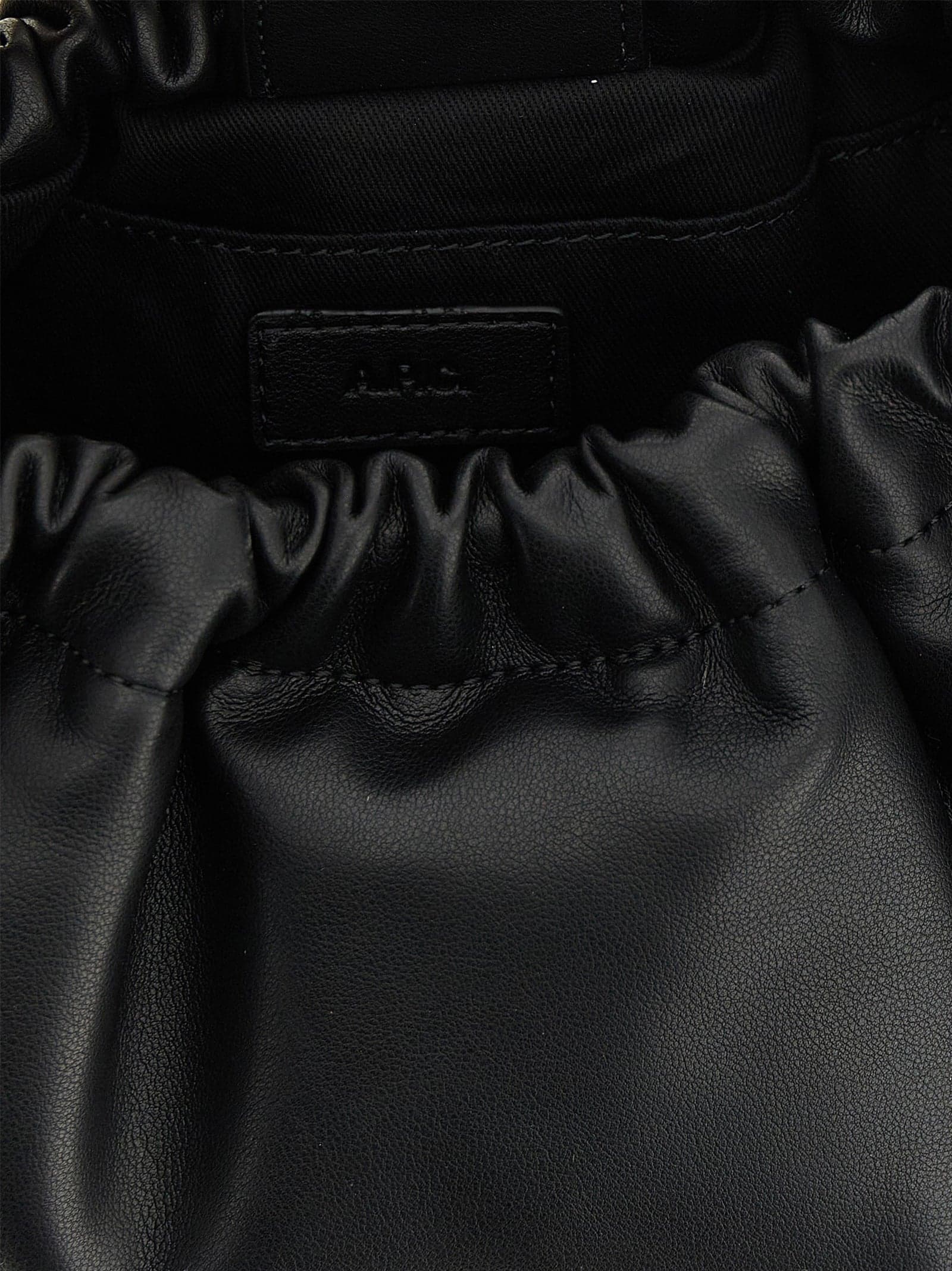 Black Polyethylene Shoulder Bag - 4