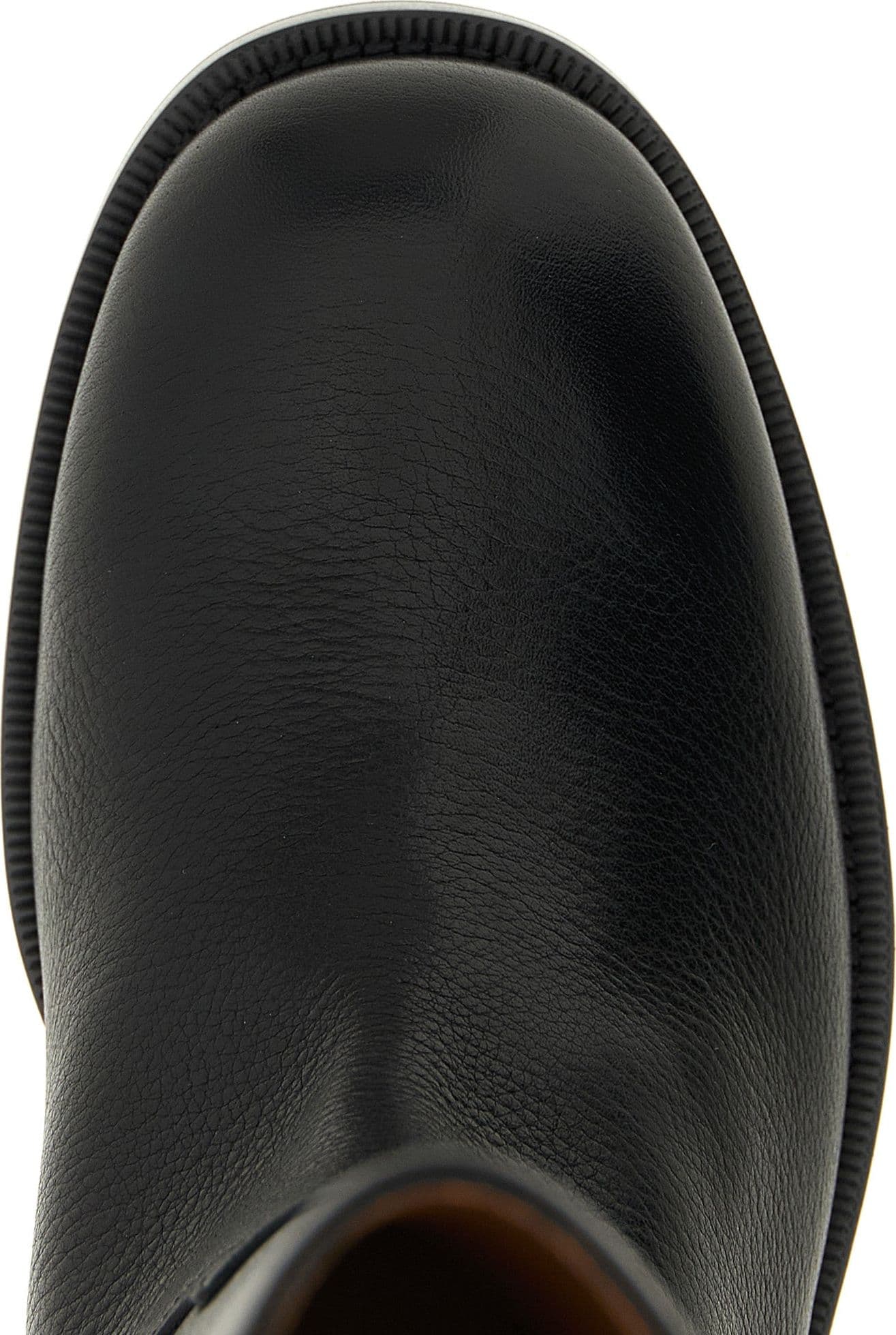 Black Calfskin Over The Knee - 4