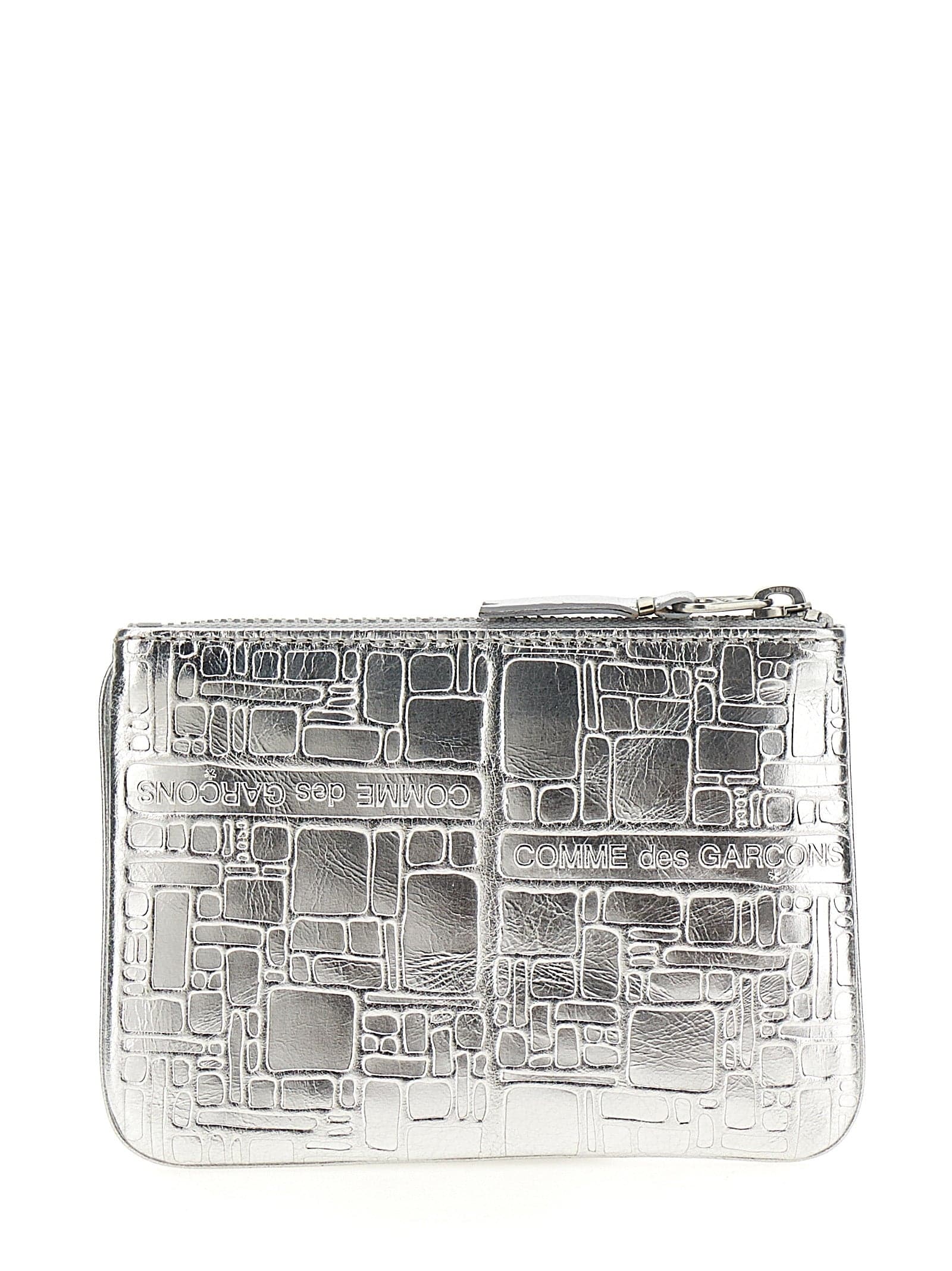 Silver Calfskin Cardholder - 2