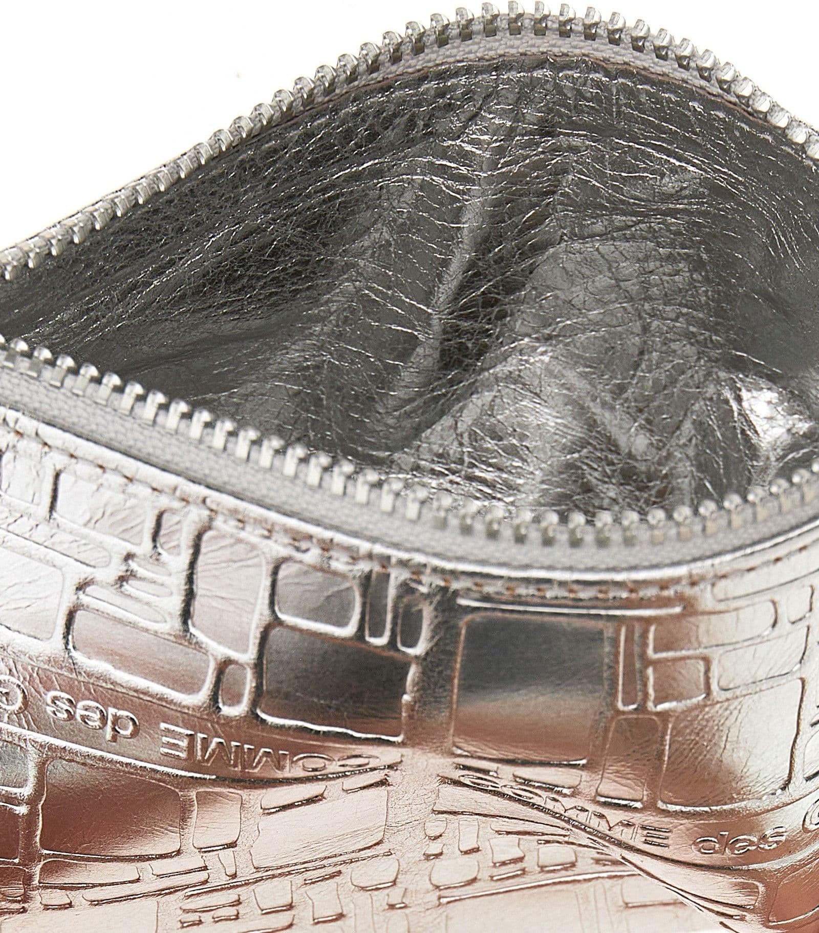 Silver Calfskin Cardholder - 3