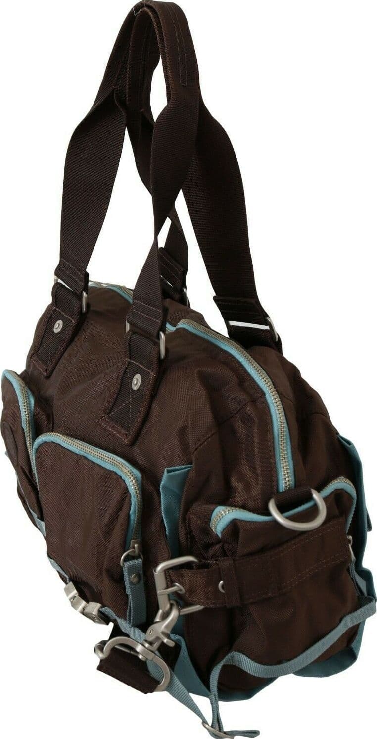 Brown Handbag Duffel Travel Purse - 2