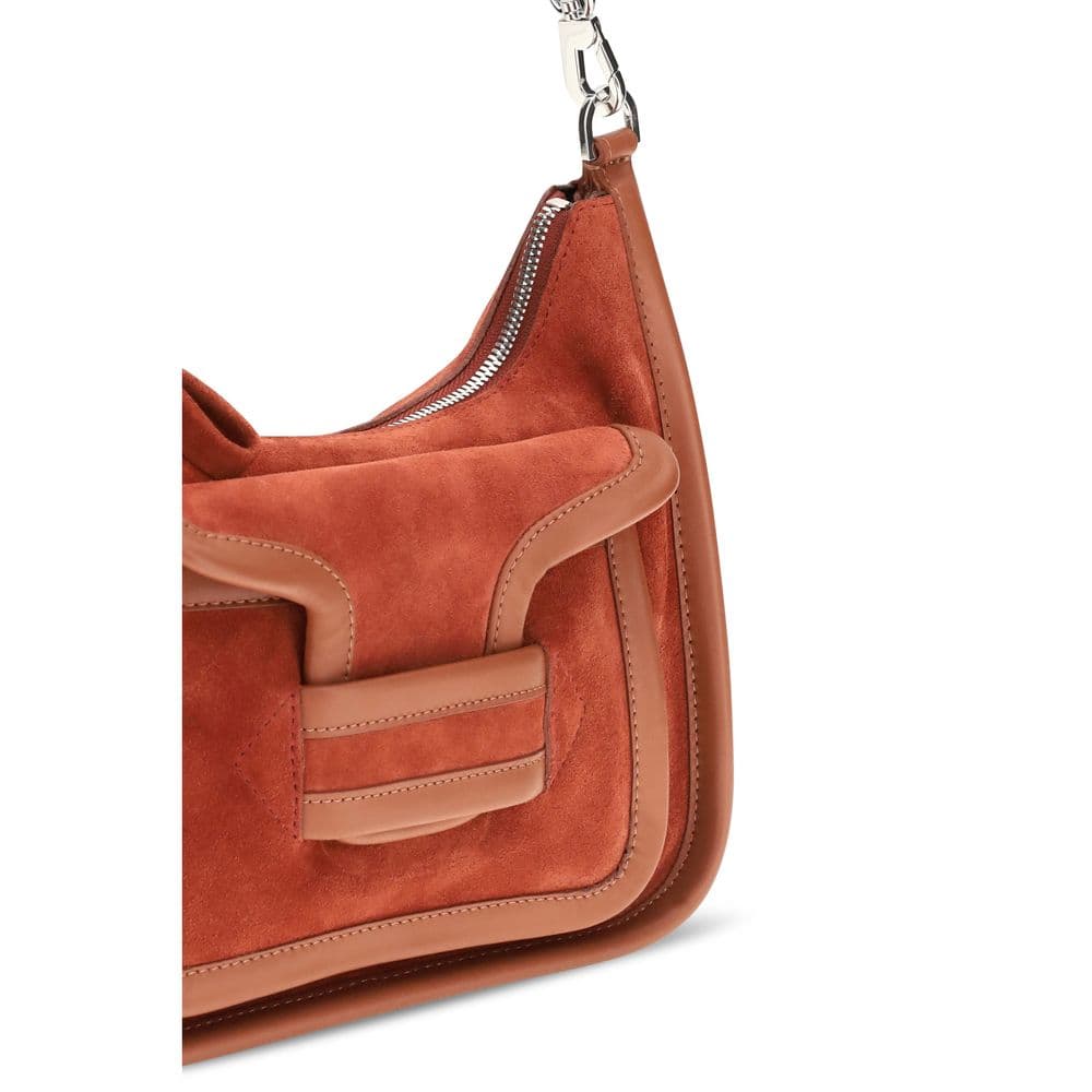 Brown Calf Leather Bos Taurus Shoulder Bag - 4