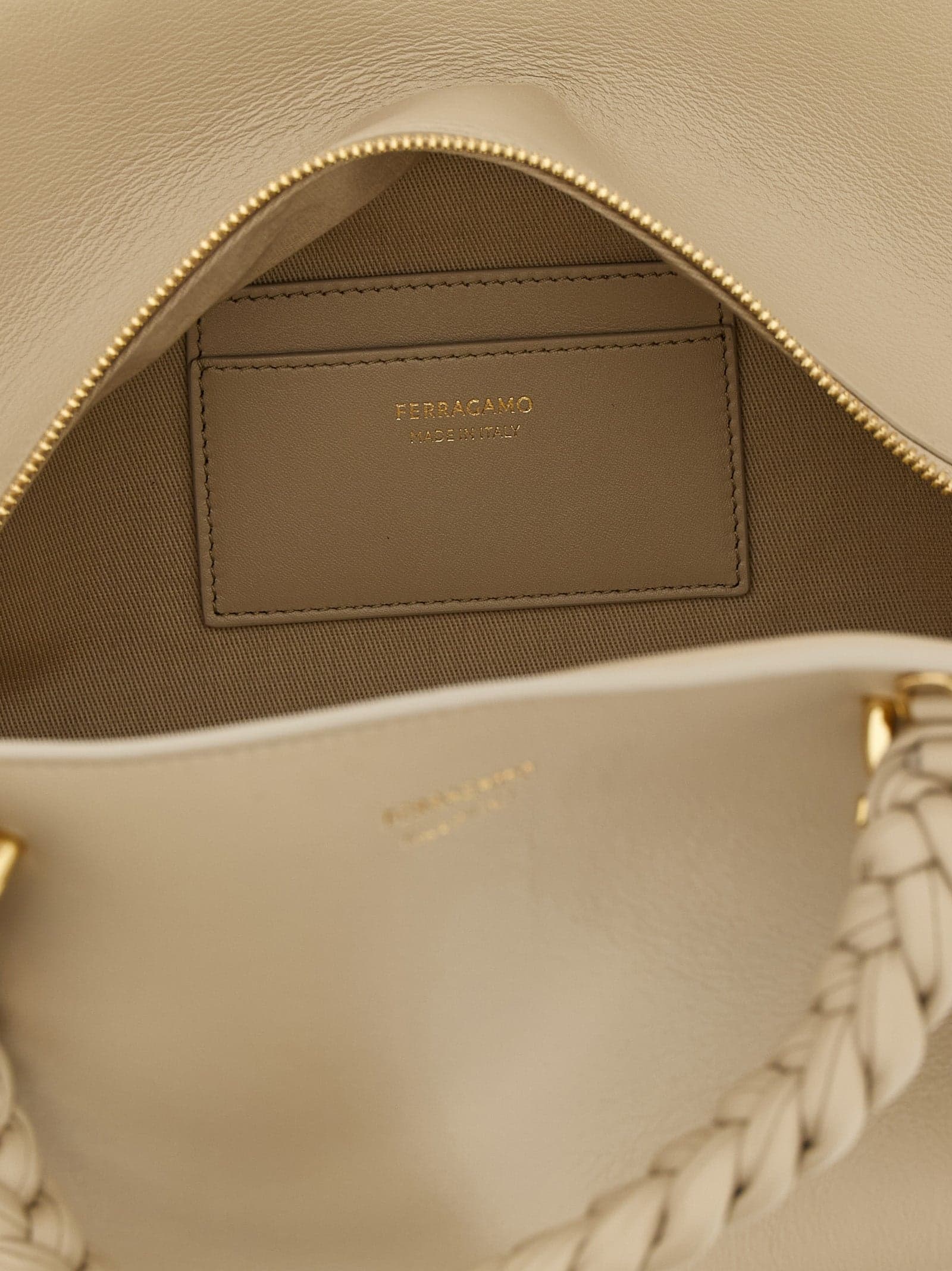 Gray Calfskin Handbag - 4