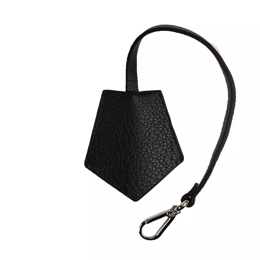 Black Leather Men Keychain - 2