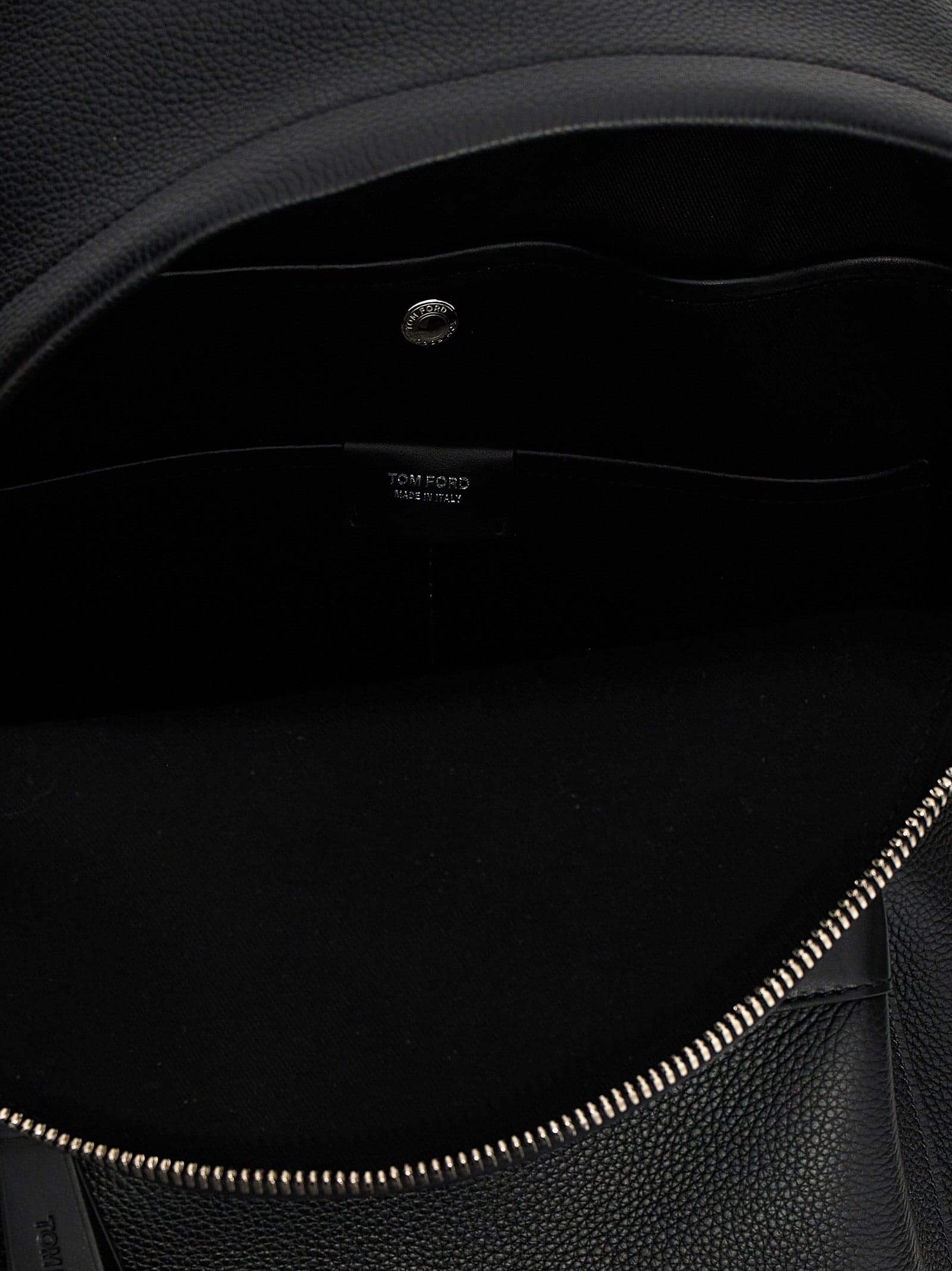 Black Calfskin Backpack - 4