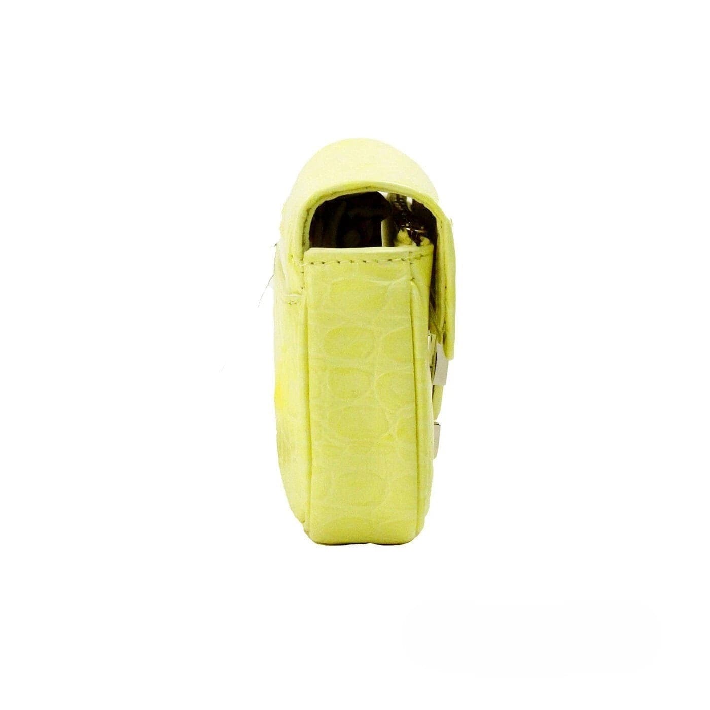Marc Jacobs The Mini Shoulder Bag Yellow Embossed Leather Crossbody Bag - 4