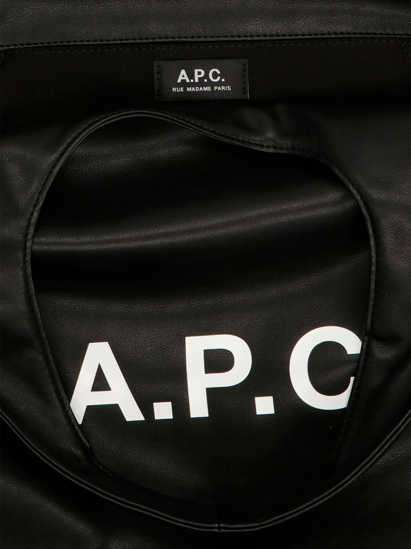 Black Polyethylene Tote Bag - 4