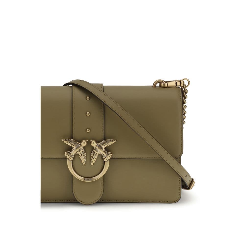 Bicolor Calf Leather Bos Taurus Shoulder Bag - 4