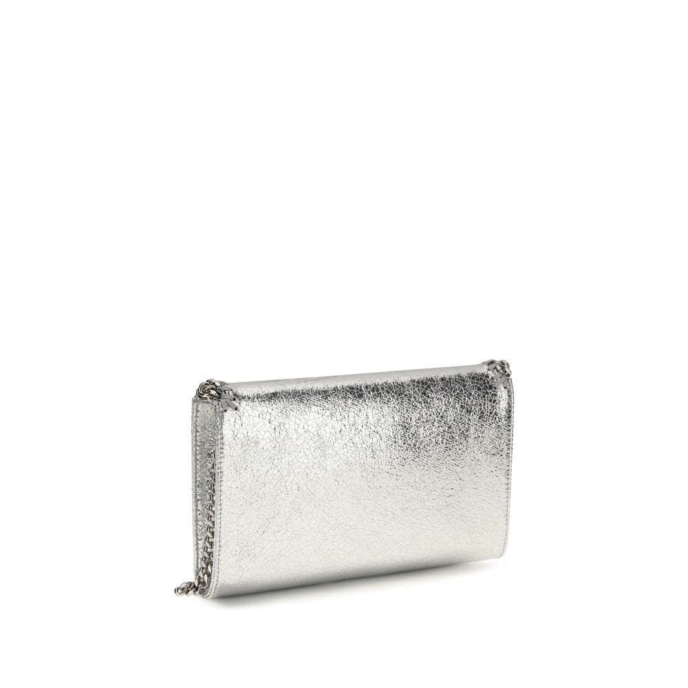Silver Polyester Shoulder Bag - 3