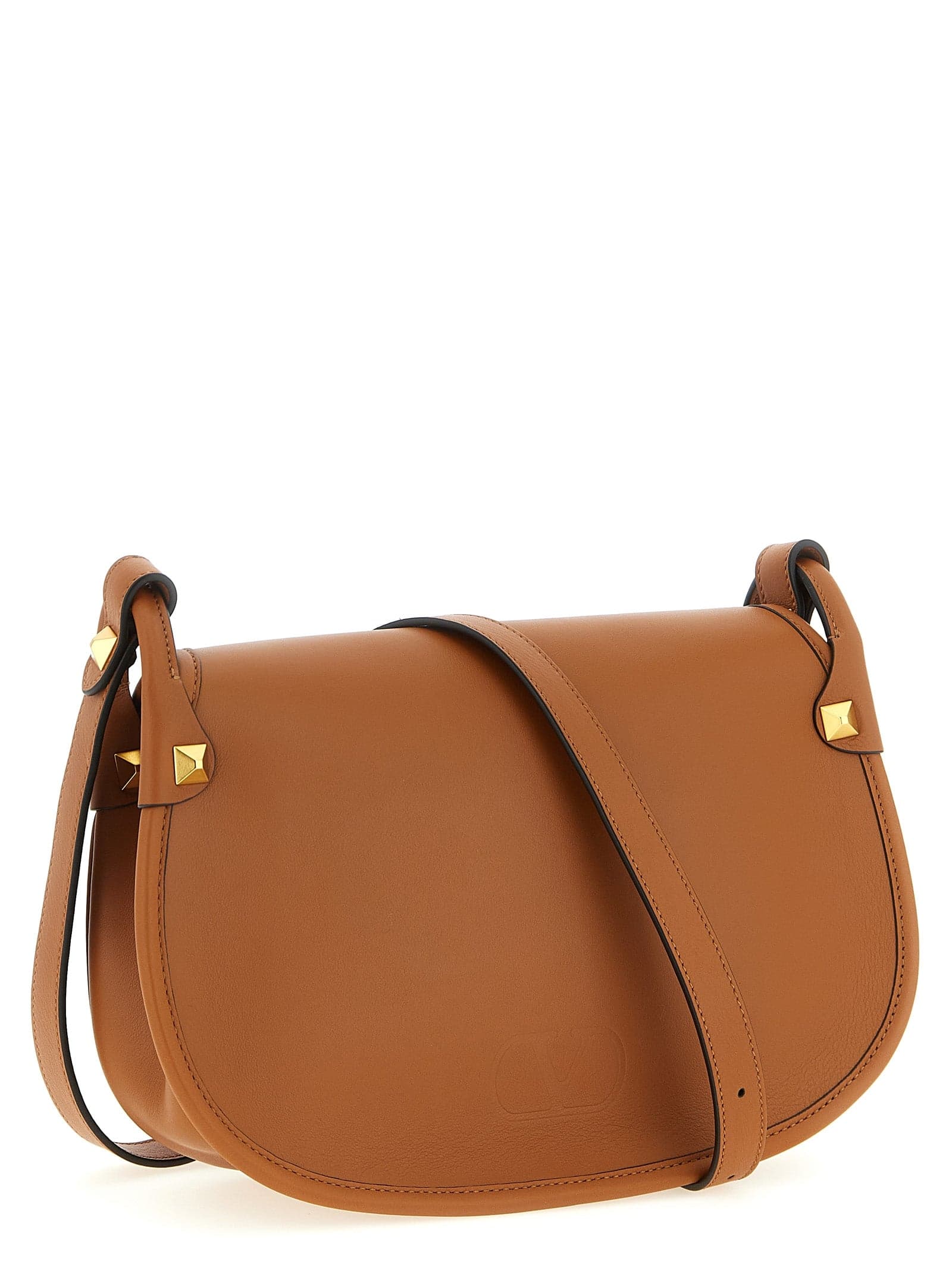Brown Calfskin Shoulder Bag - 2