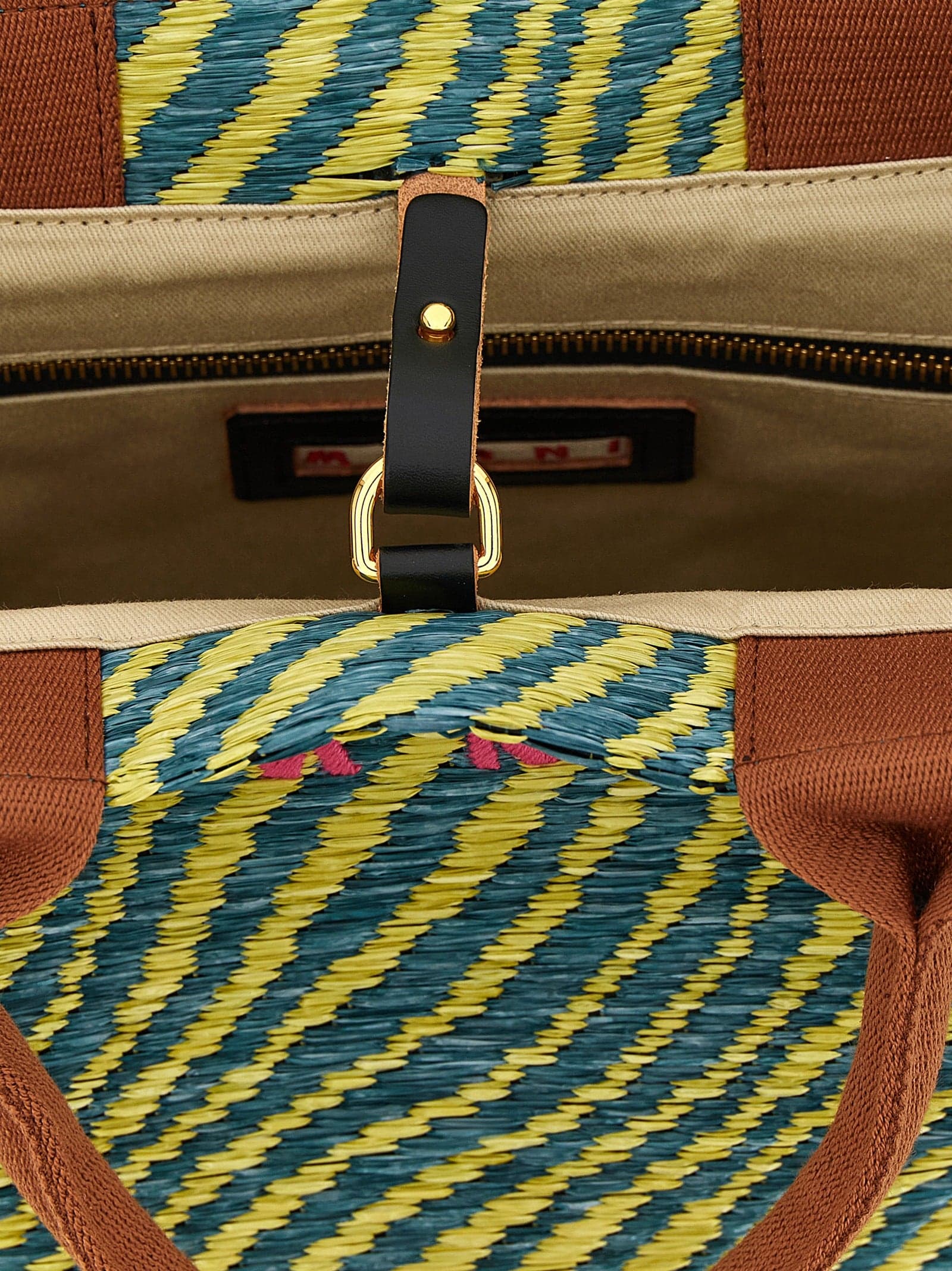 Multicolor Polyamide Handbag - 4