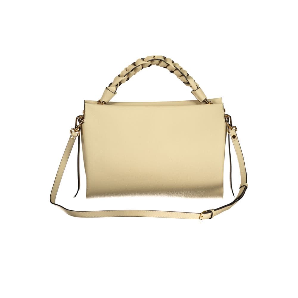 Beige Leather Women Handbag - 2