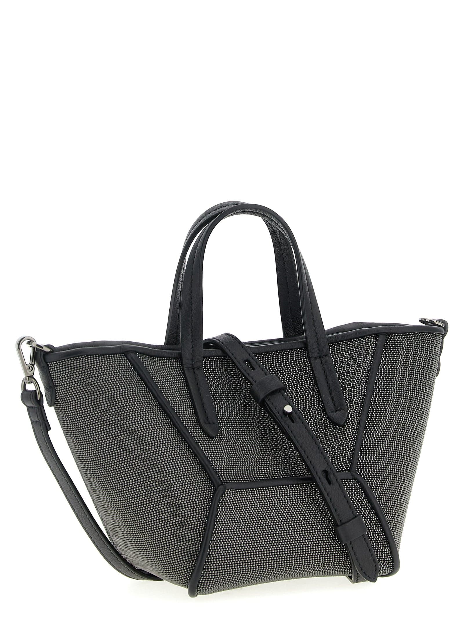 Black Brass Handbag - 2