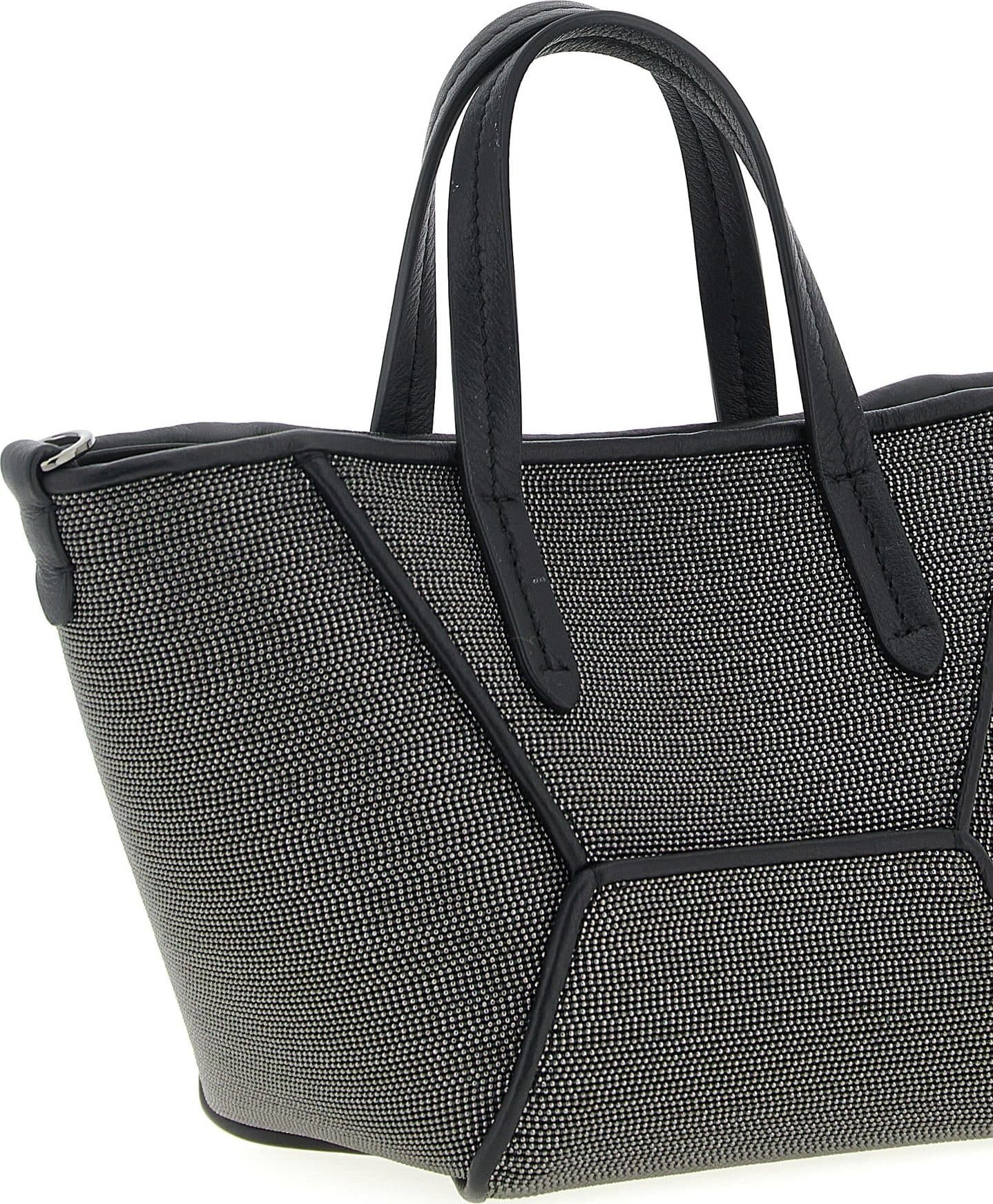 Black Brass Handbag - 3