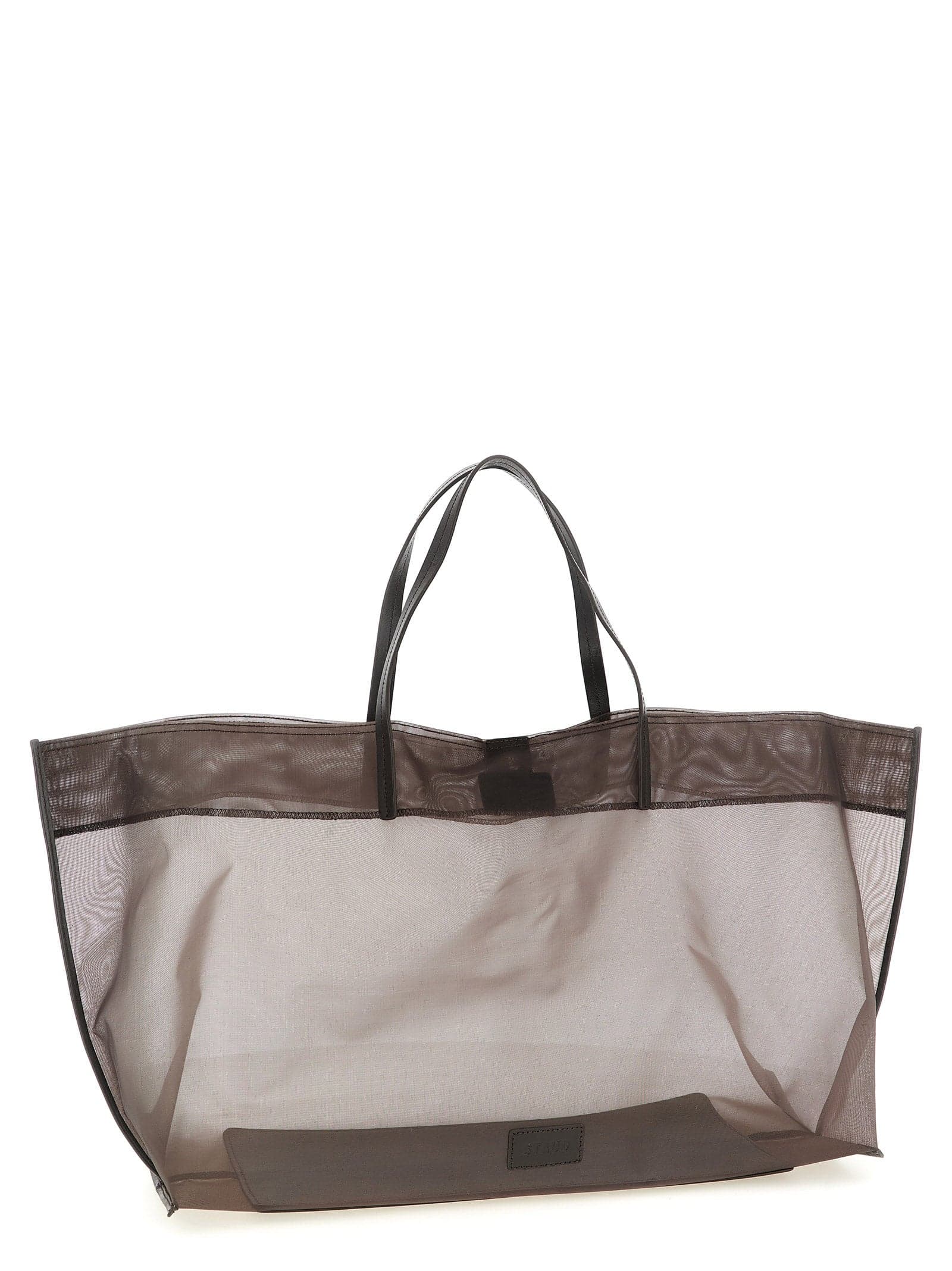 Brown Polyamide Tote Bag - 2