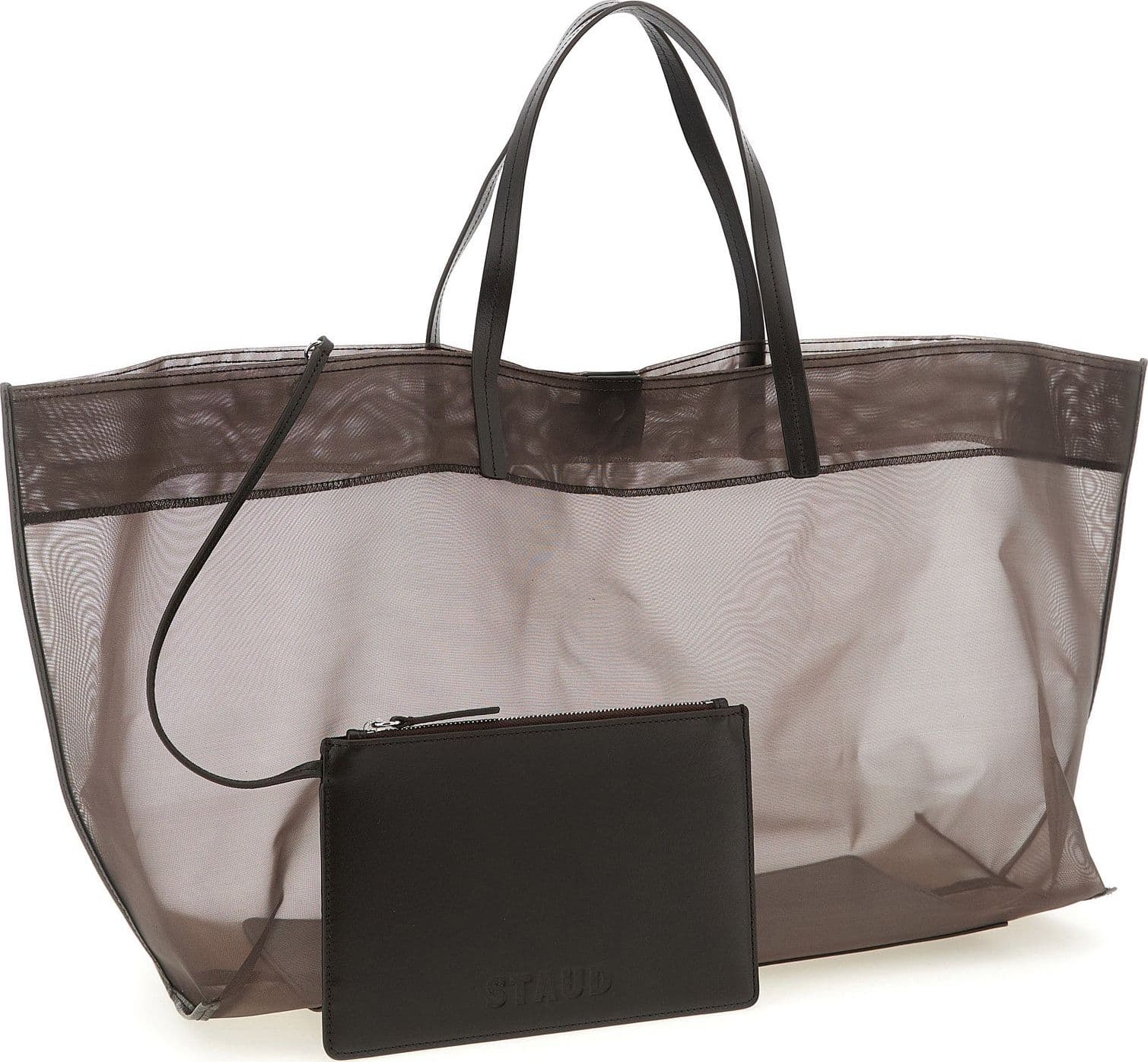 Brown Polyamide Tote Bag - 3