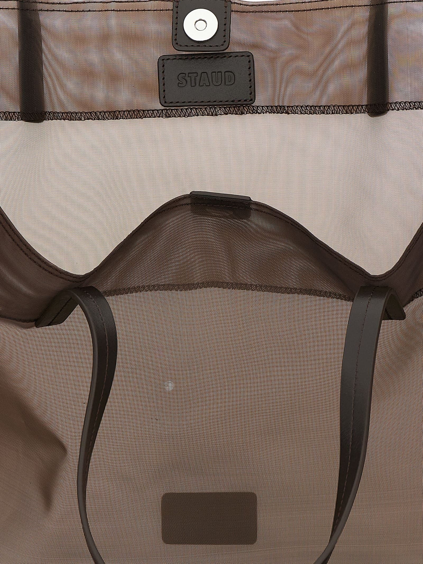 Brown Polyamide Tote Bag - 4