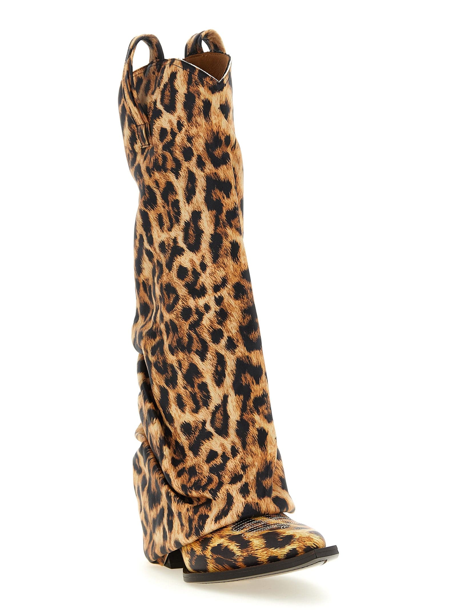 Brown Cowhide Chelsea Boots - 2